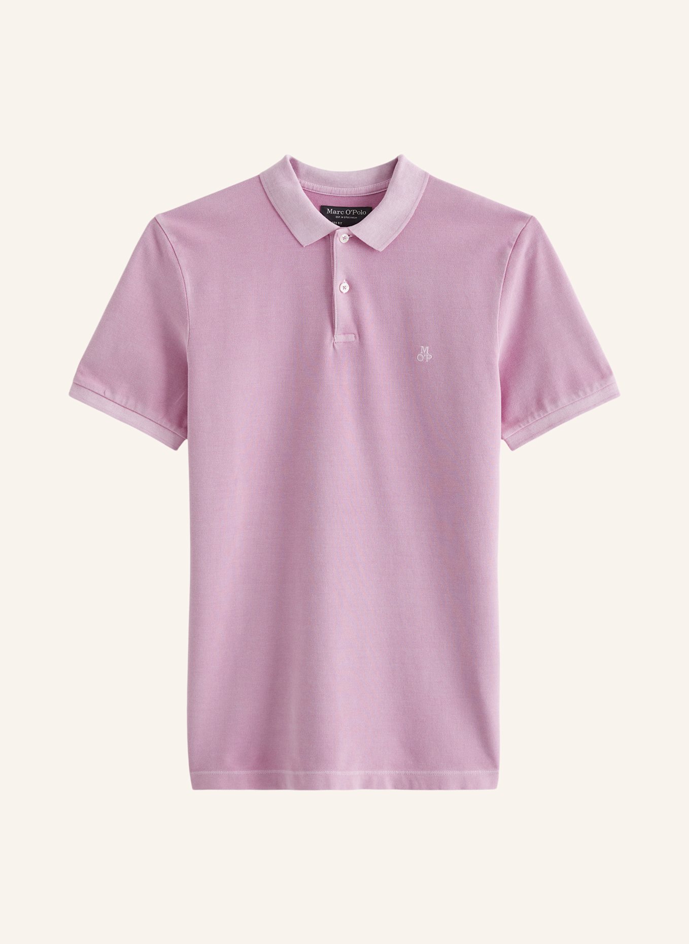 Marc O'Polo Piqué-Poloshirt Shaped Fit: LILA