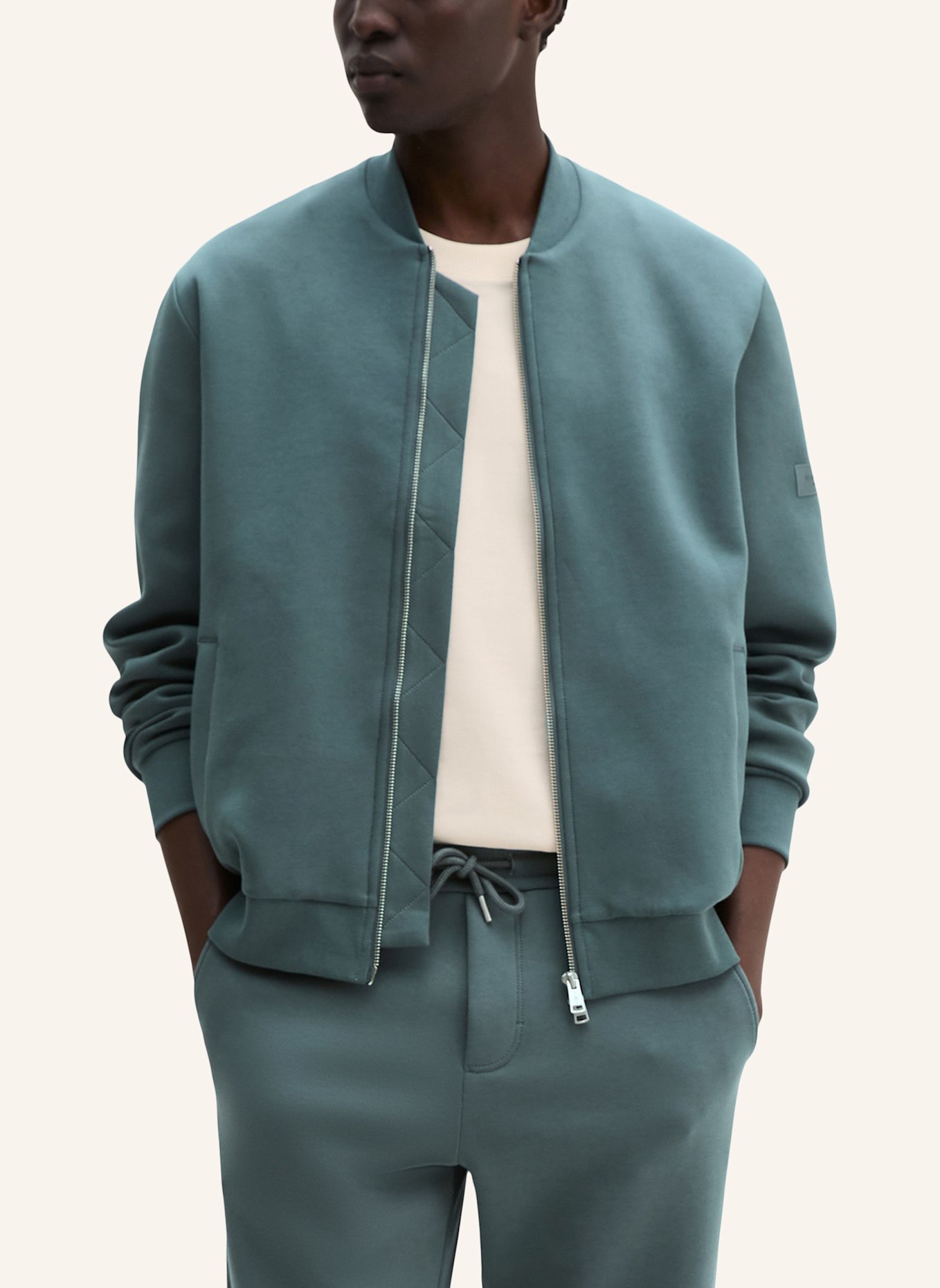 Marc O'Polo Sweatjacke: DUNKELGRAU