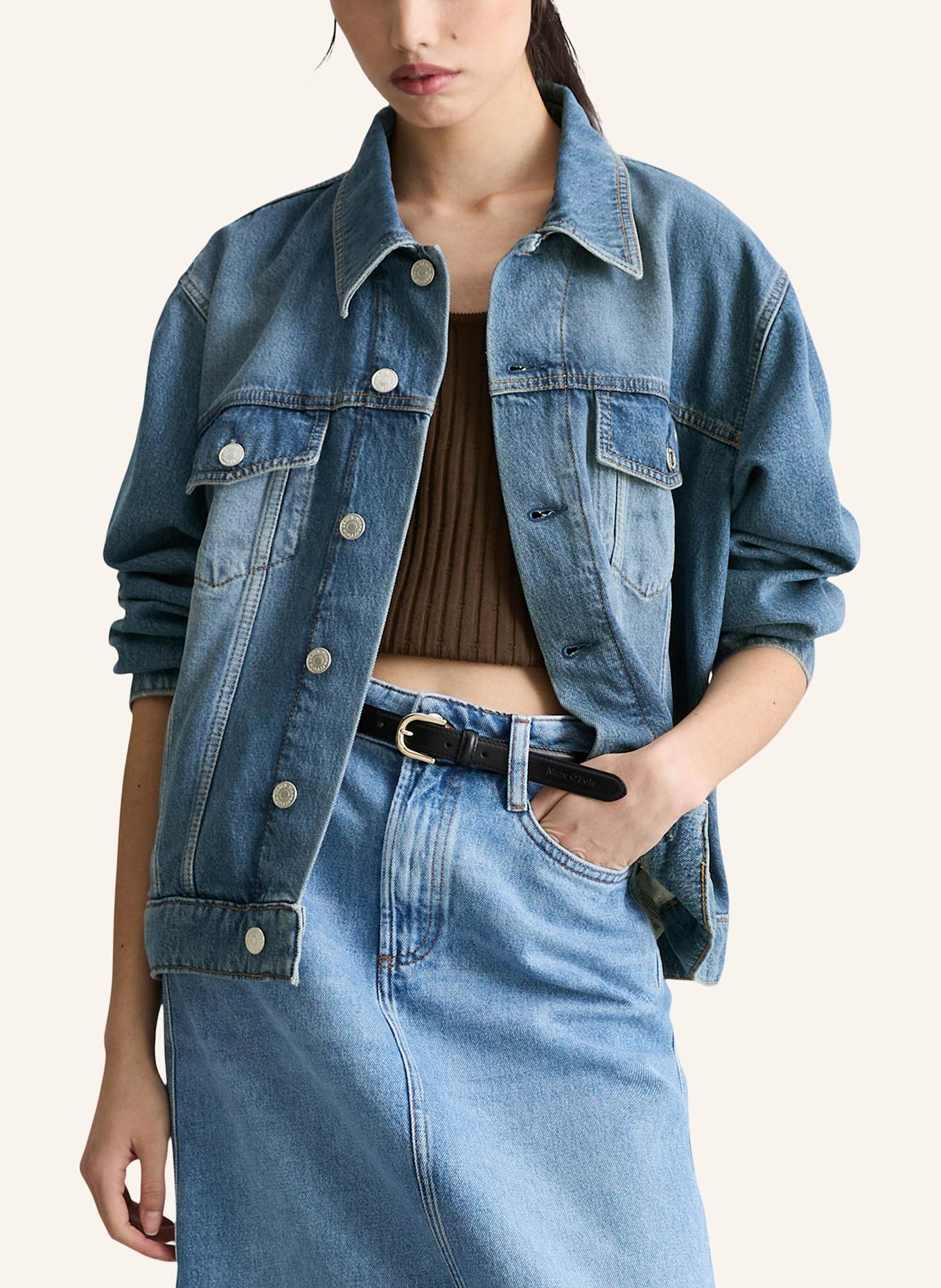 Marc O'Polo DENIM Jeansjacke: BLAU