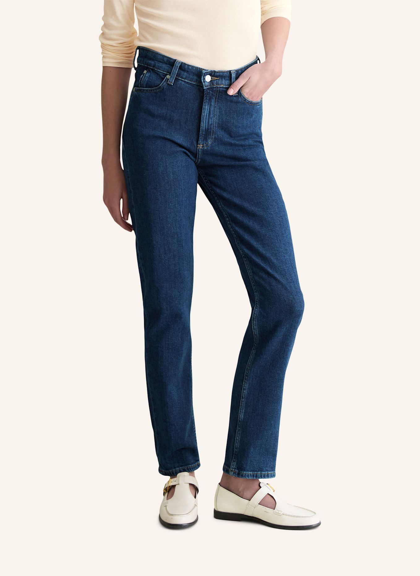 Marc O'Polo DENIM Jeans: DUNKELBLAU