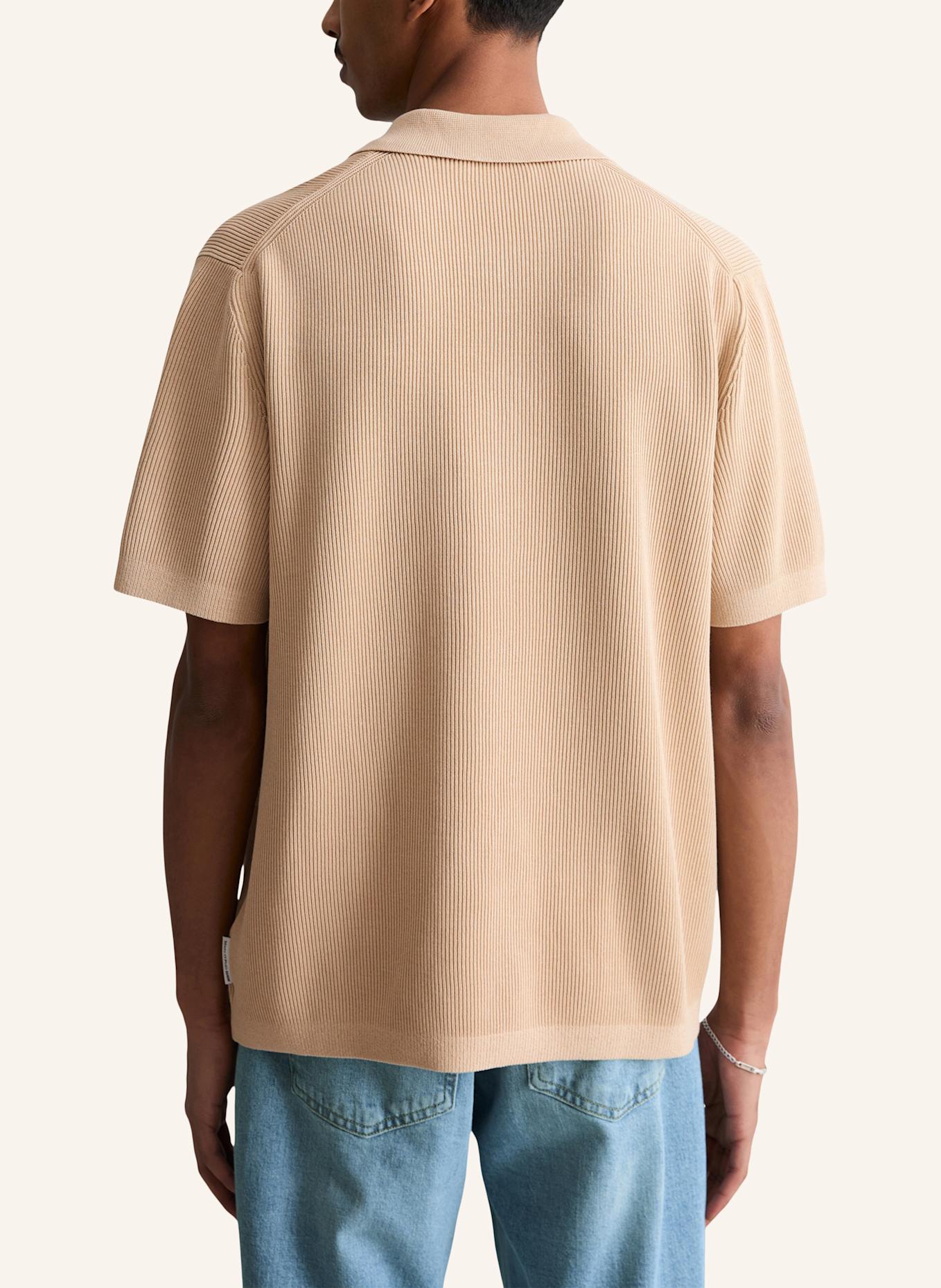 Marc O'Polo DENIM Strick-Poloshirt: BEIGE