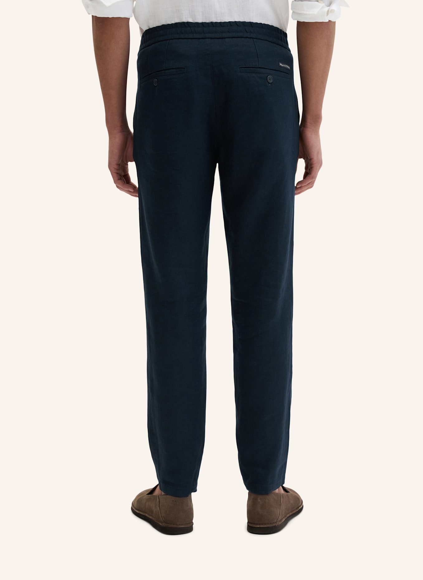 Marc O'Polo Leinenhose: DUNKELBLAU