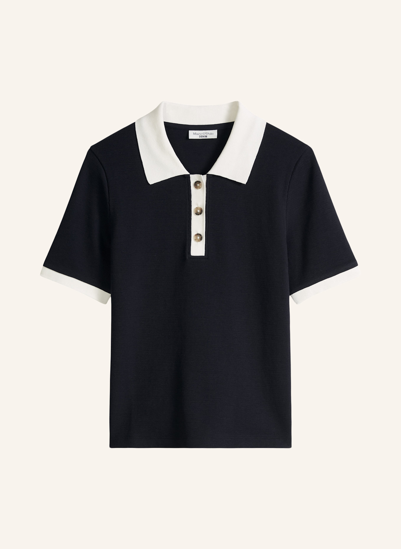 Marc O'Polo DENIM Poloshirt: DUNKELBLAU