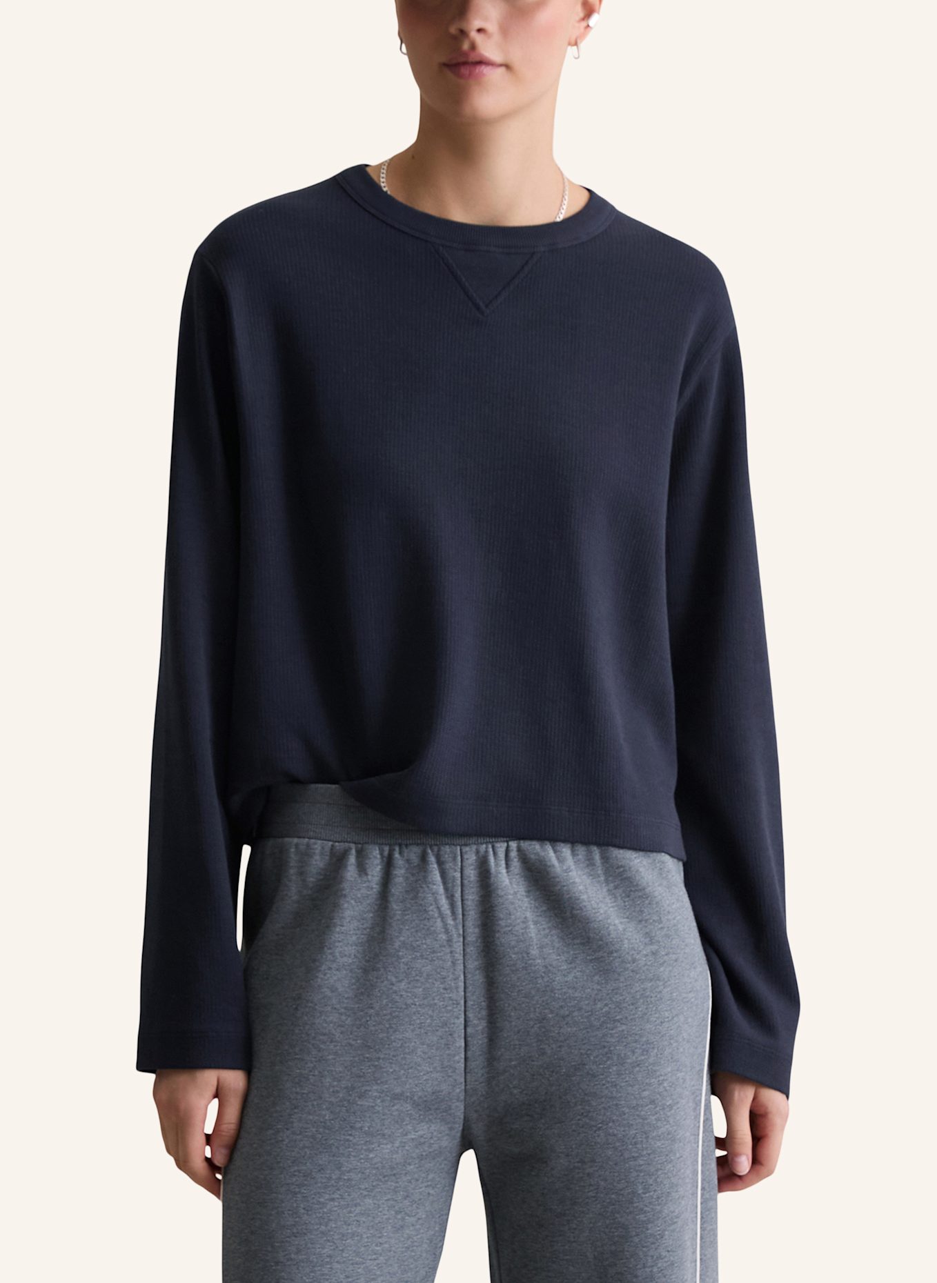 Marc O'Polo DENIM Longsleeve: DUNKELBLAU