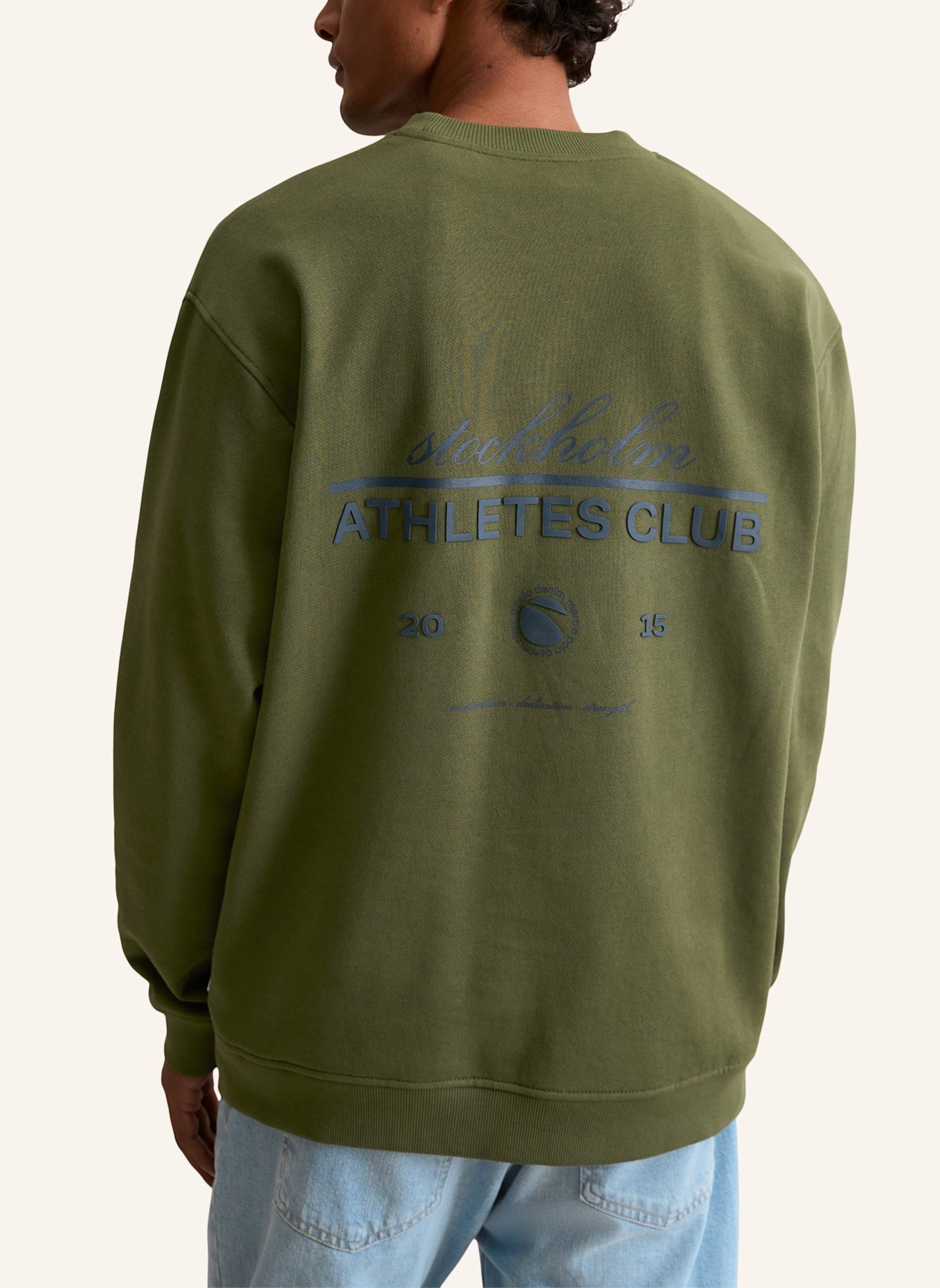 Marc O'Polo DENIM Sweatshirt: DUNKELGRÜN