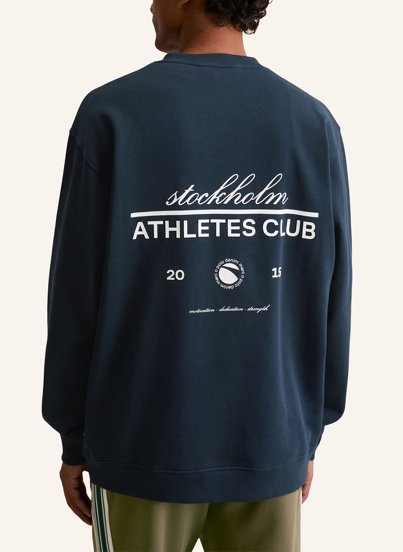 Marc O'Polo DENIM Sweatshirt: DUNKELBLAU