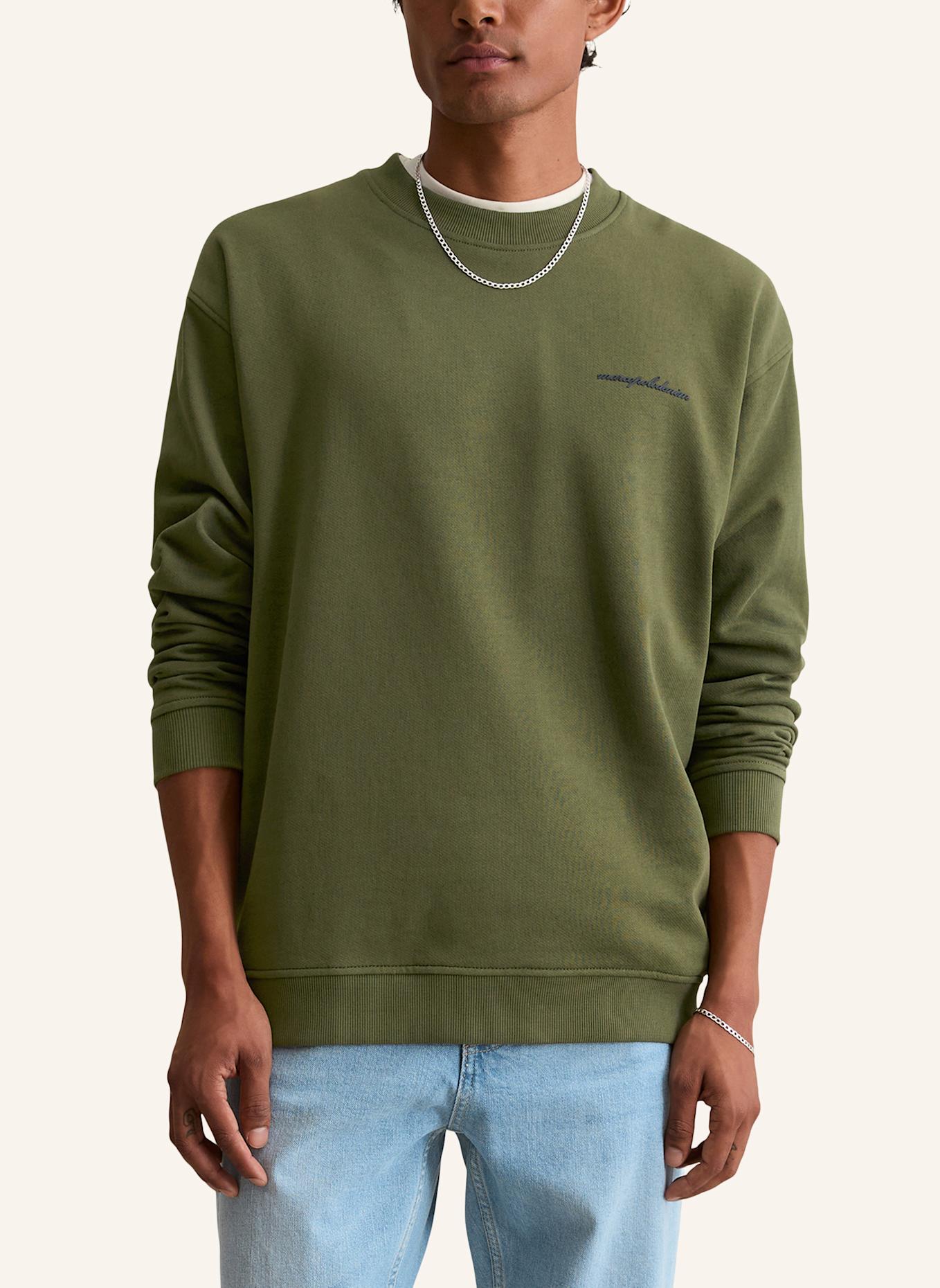 Marc O'Polo DENIM Sweatshirt: DUNKELGRÜN