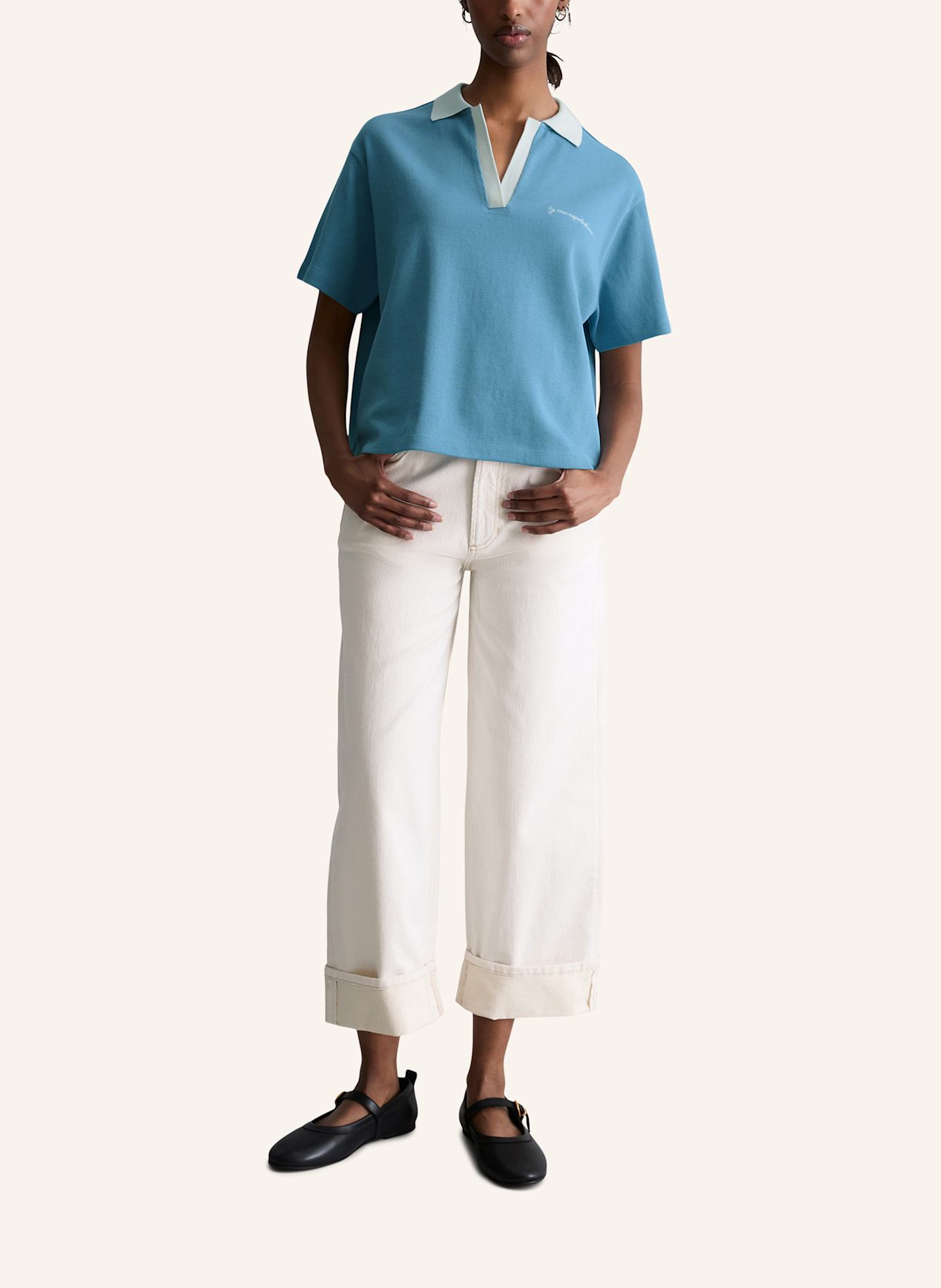 Marc O'Polo DENIM Poloshirt: BLAU