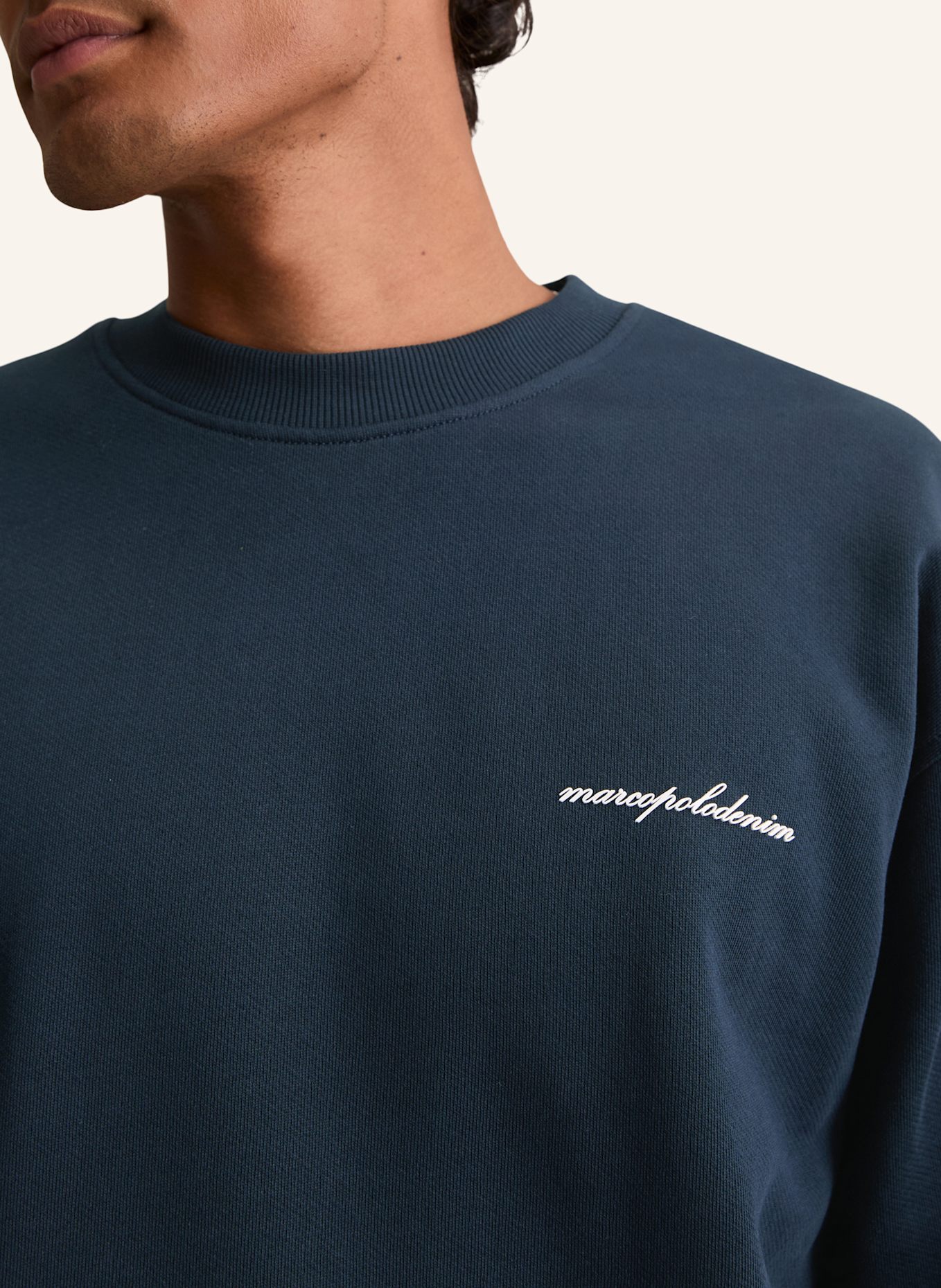 Marc O'Polo DENIM Sweatshirt: DUNKELBLAU