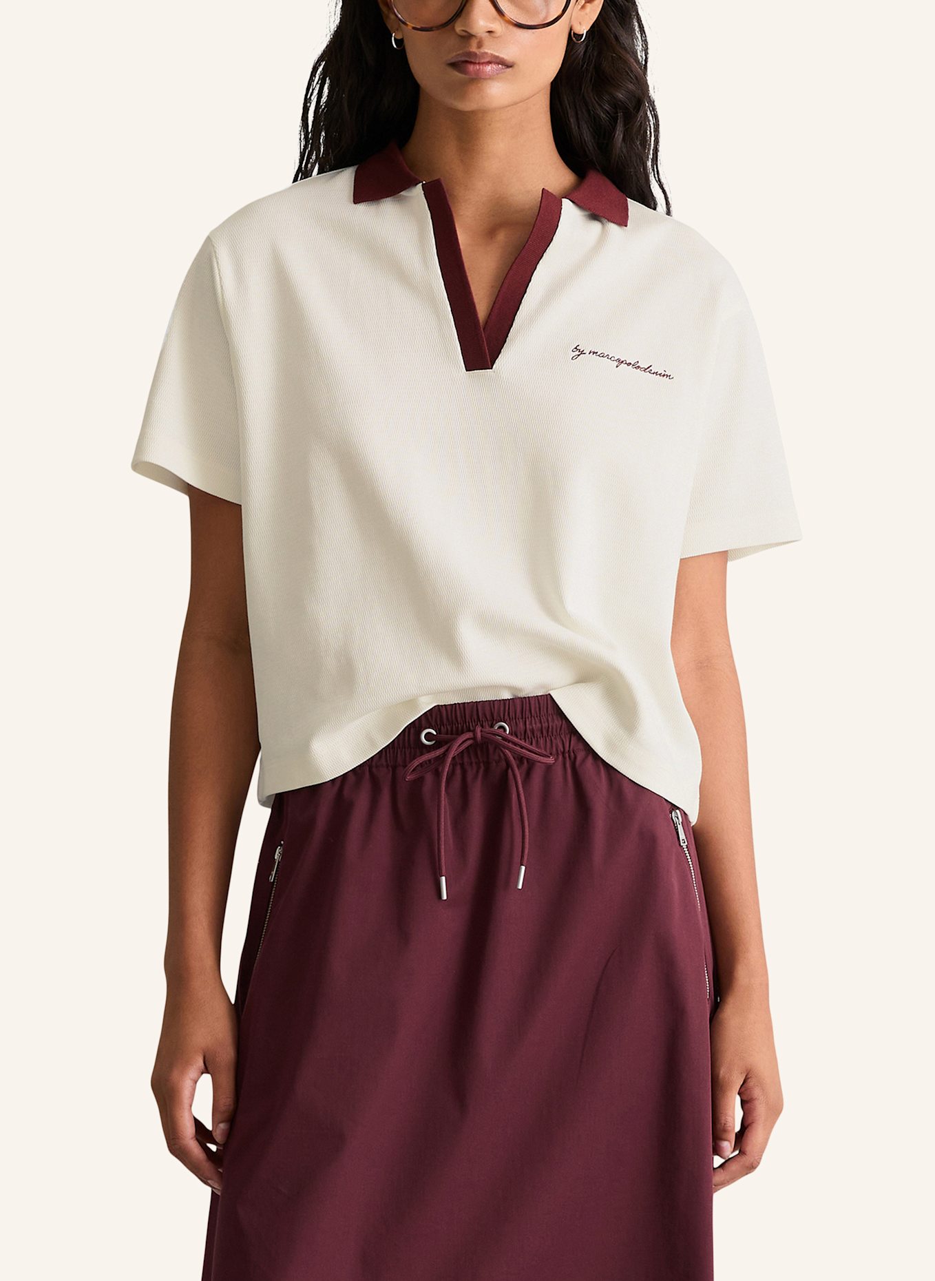 Marc O'Polo DENIM Poloshirt: ECRU