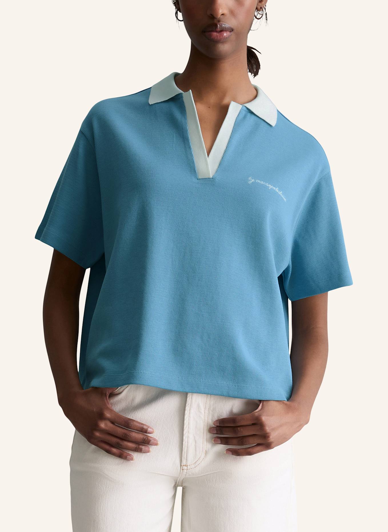 Marc O'Polo DENIM Poloshirt: BLAU