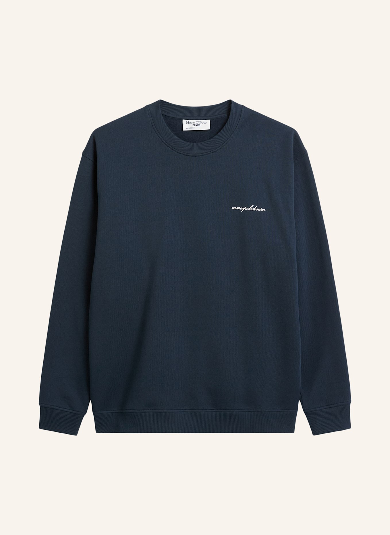 Marc O'Polo DENIM Sweatshirt: DUNKELBLAU