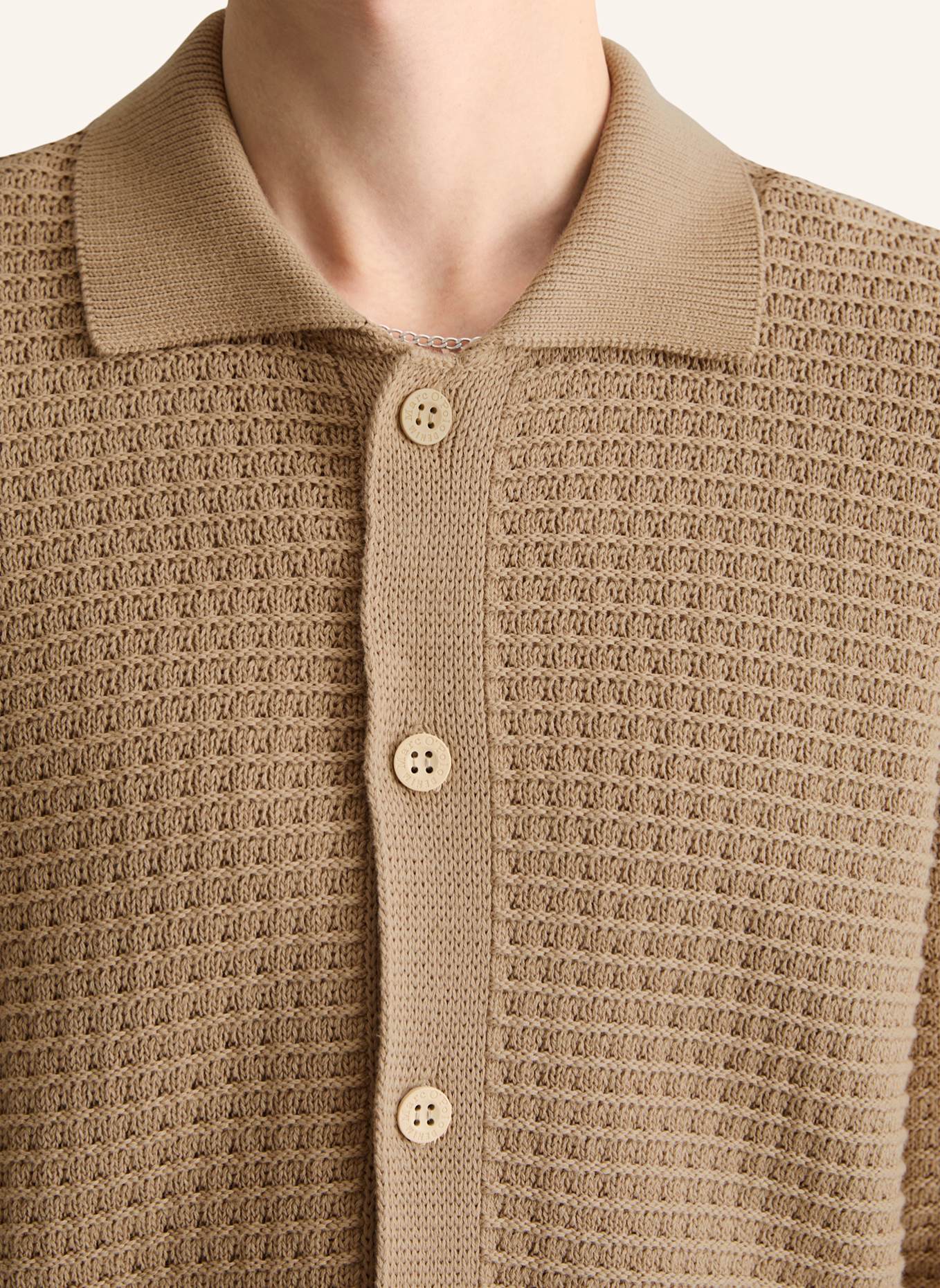 Marc O'Polo DENIM Strickjacke: BEIGE