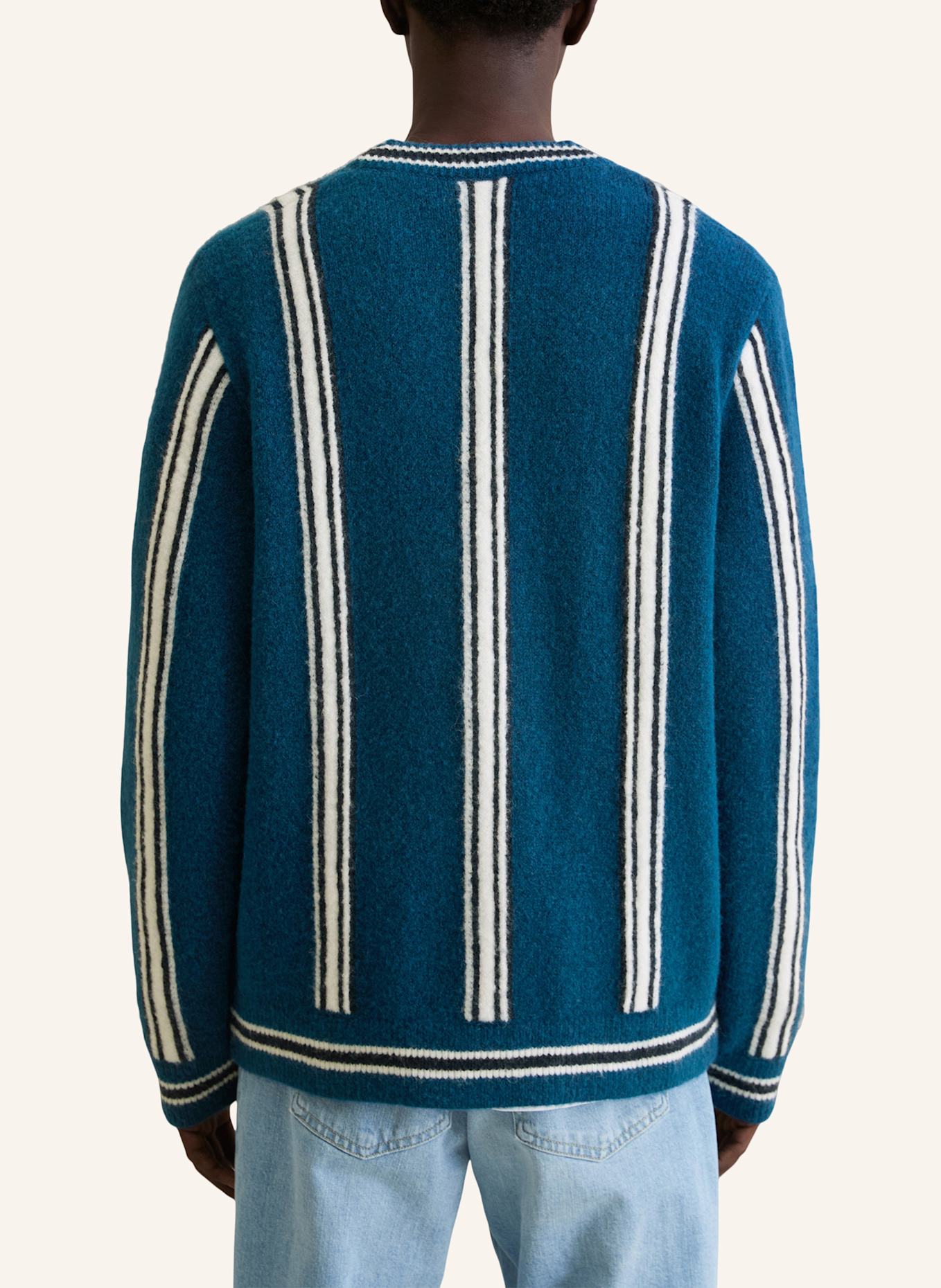 Marc O'Polo DENIM Strickjacke: DUNKELBLAU