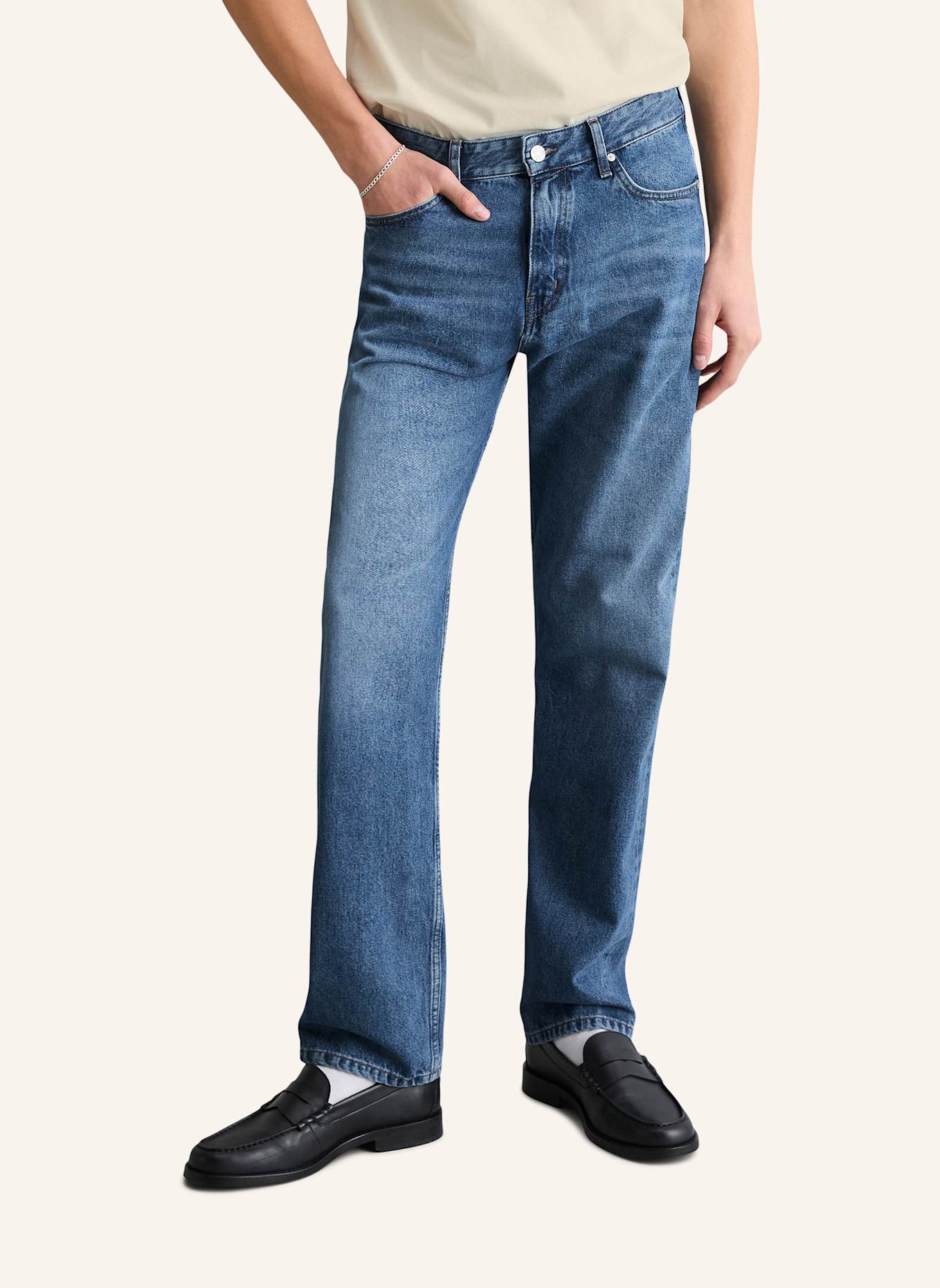 Marc O'Polo DENIM Jeans Model Sverre straight: BLAU