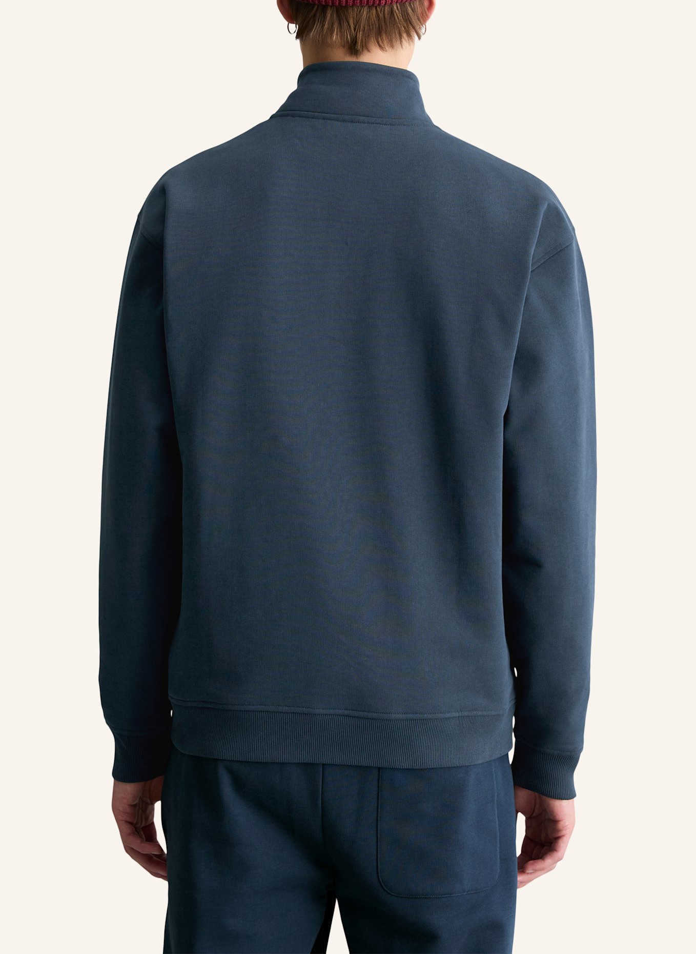 Marc O'Polo DENIM Sweat-Troyer: DUNKELBLAU