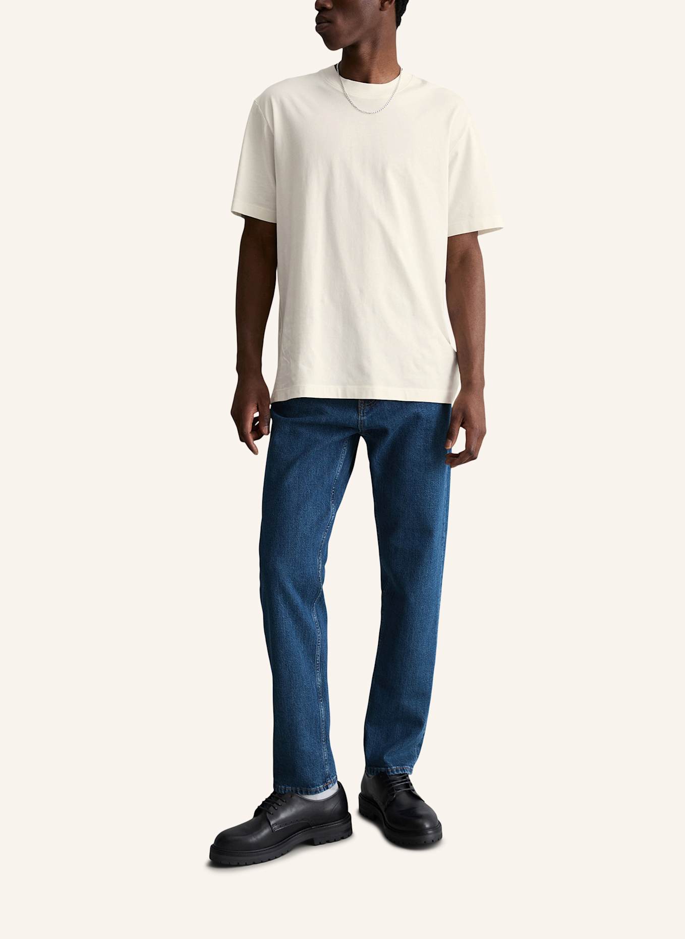 Marc O'Polo DENIM Jeans LINUS tapered: DUNKELBLAU