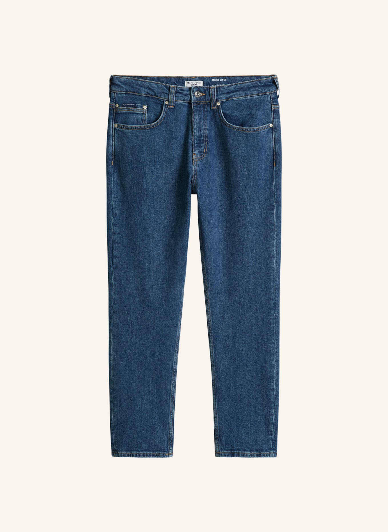 Marc O'Polo DENIM Jeans LINUS tapered: DUNKELBLAU
