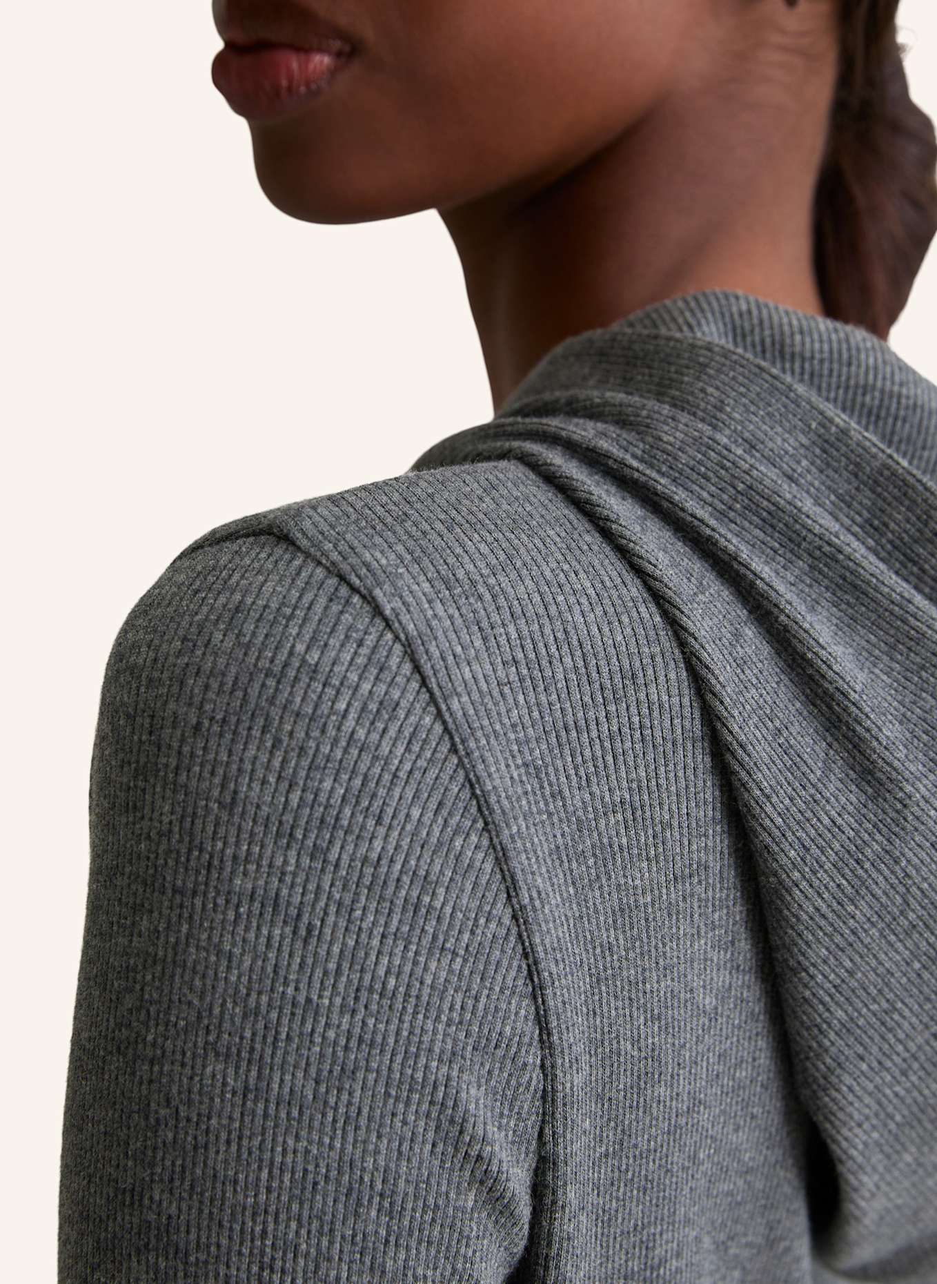 Marc O'Polo DENIM Kapuzen-Longsleeve: GRAU