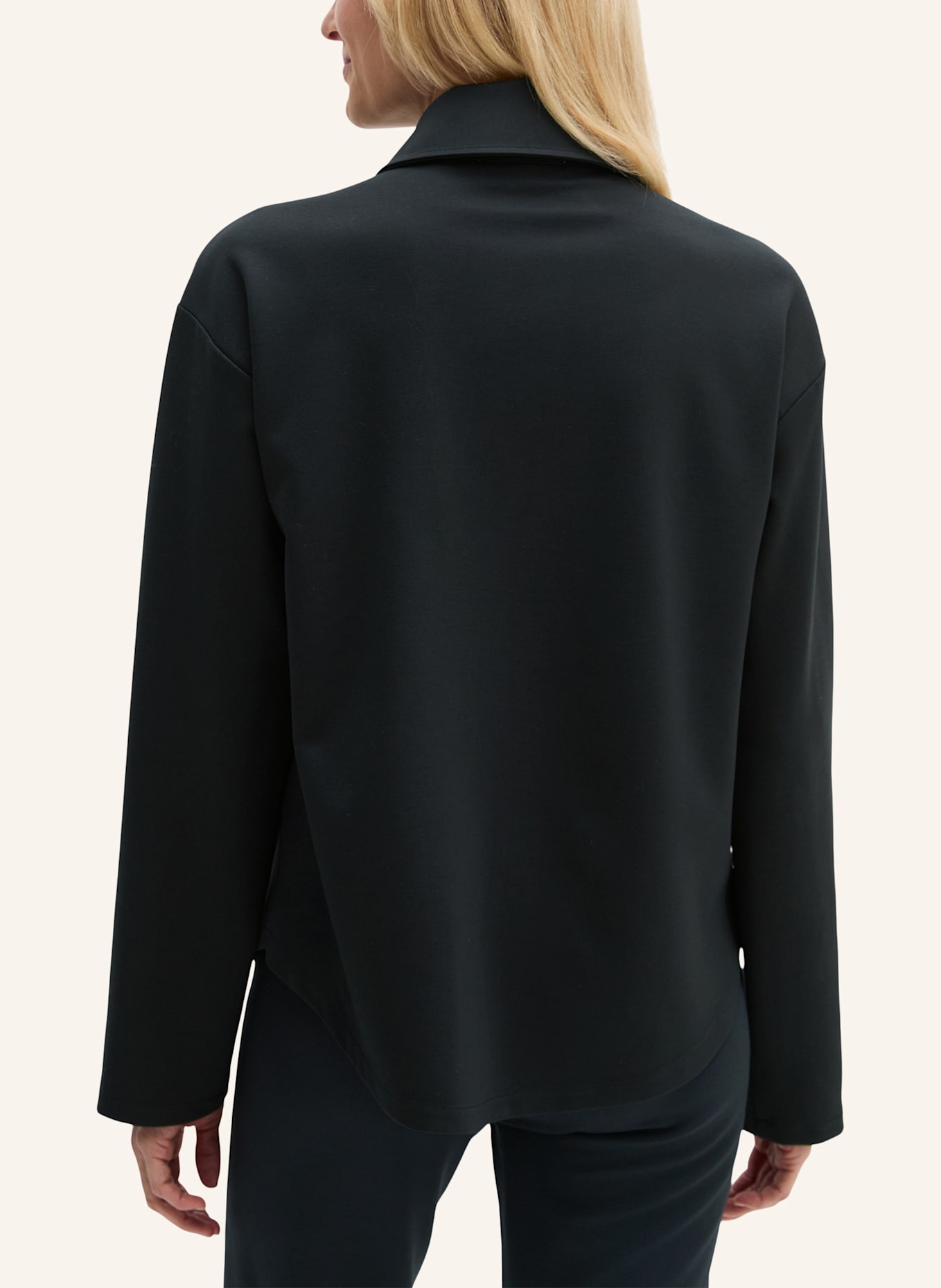 Marc O'Polo Jersey-Jacke: DUNKELBLAU