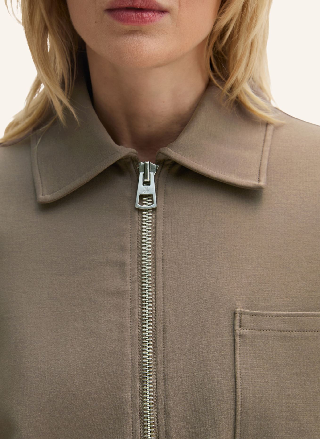 Marc O'Polo Jersey-Jacke: BRAUN