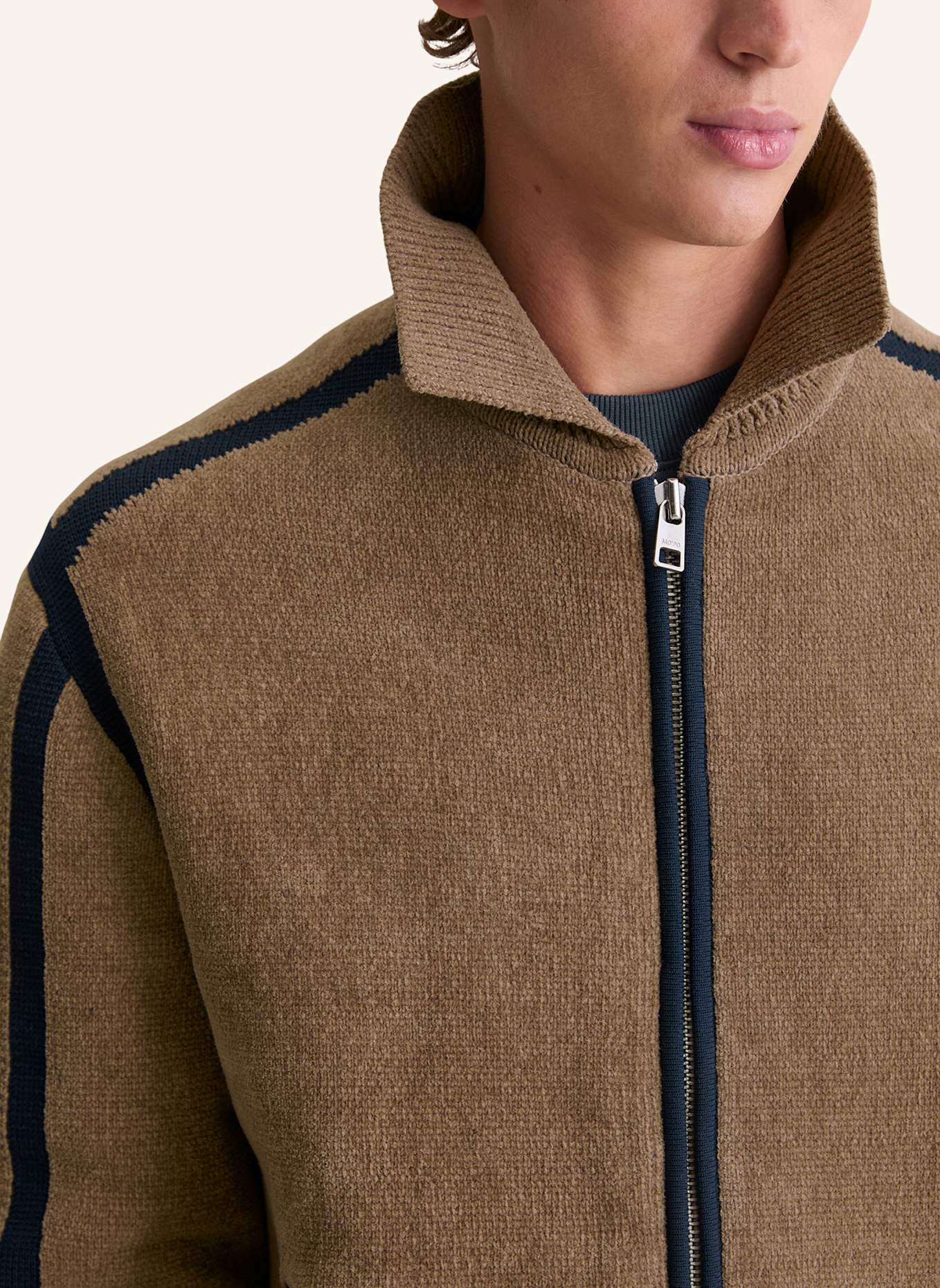 Marc O'Polo DENIM Strickjacke: BRAUN