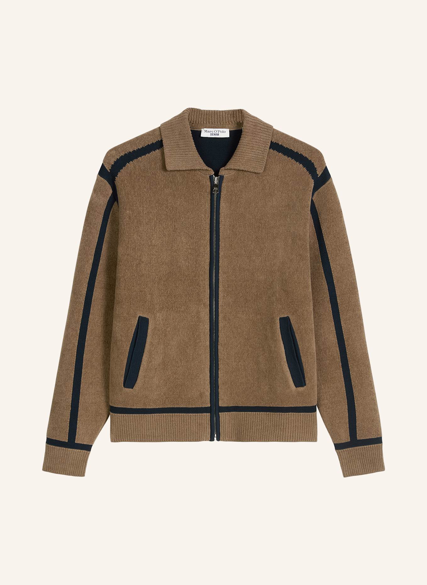 Marc O'Polo DENIM Strickjacke: BRAUN