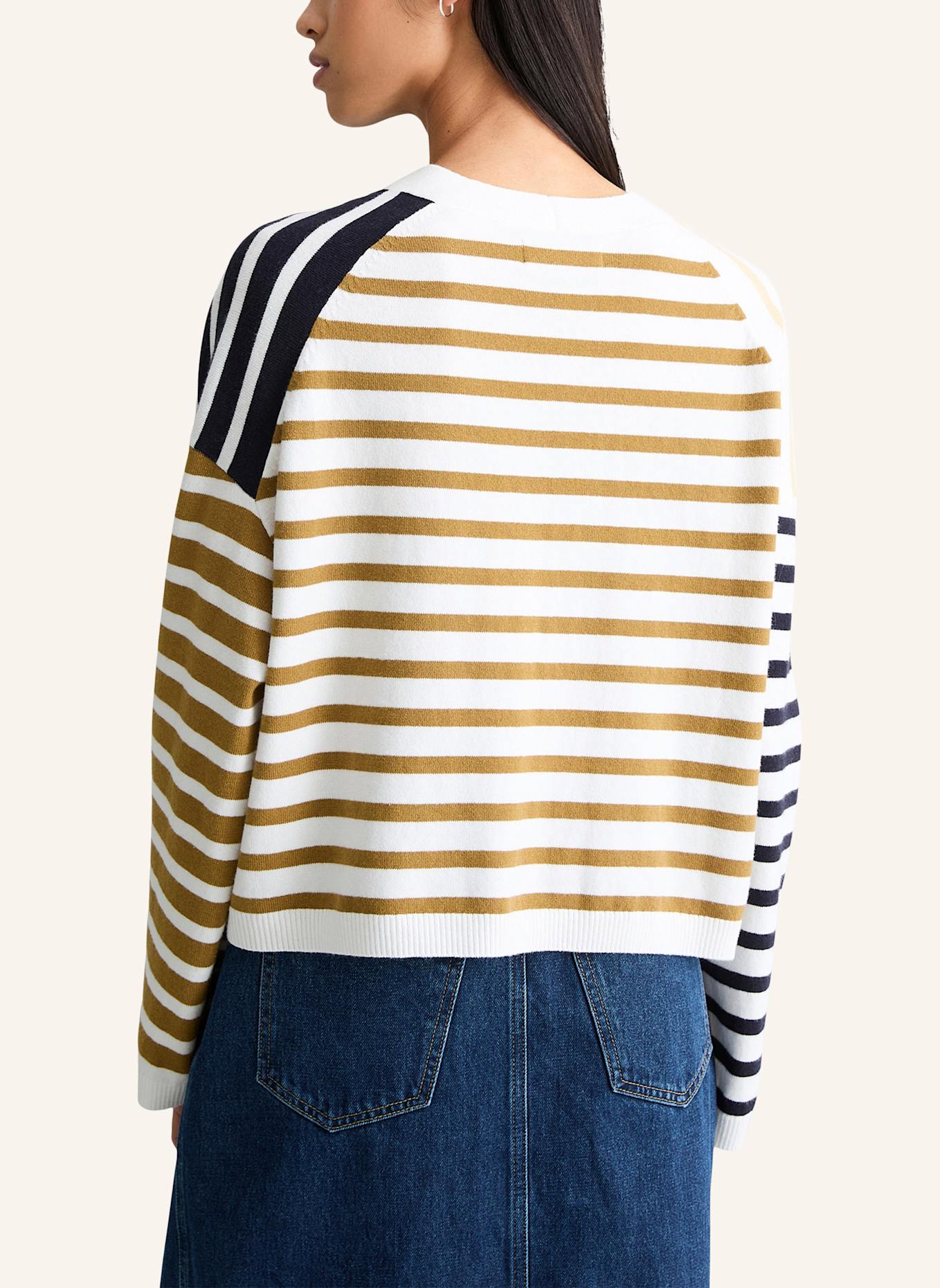 Marc O'Polo DENIM Strickpolo: ECRU