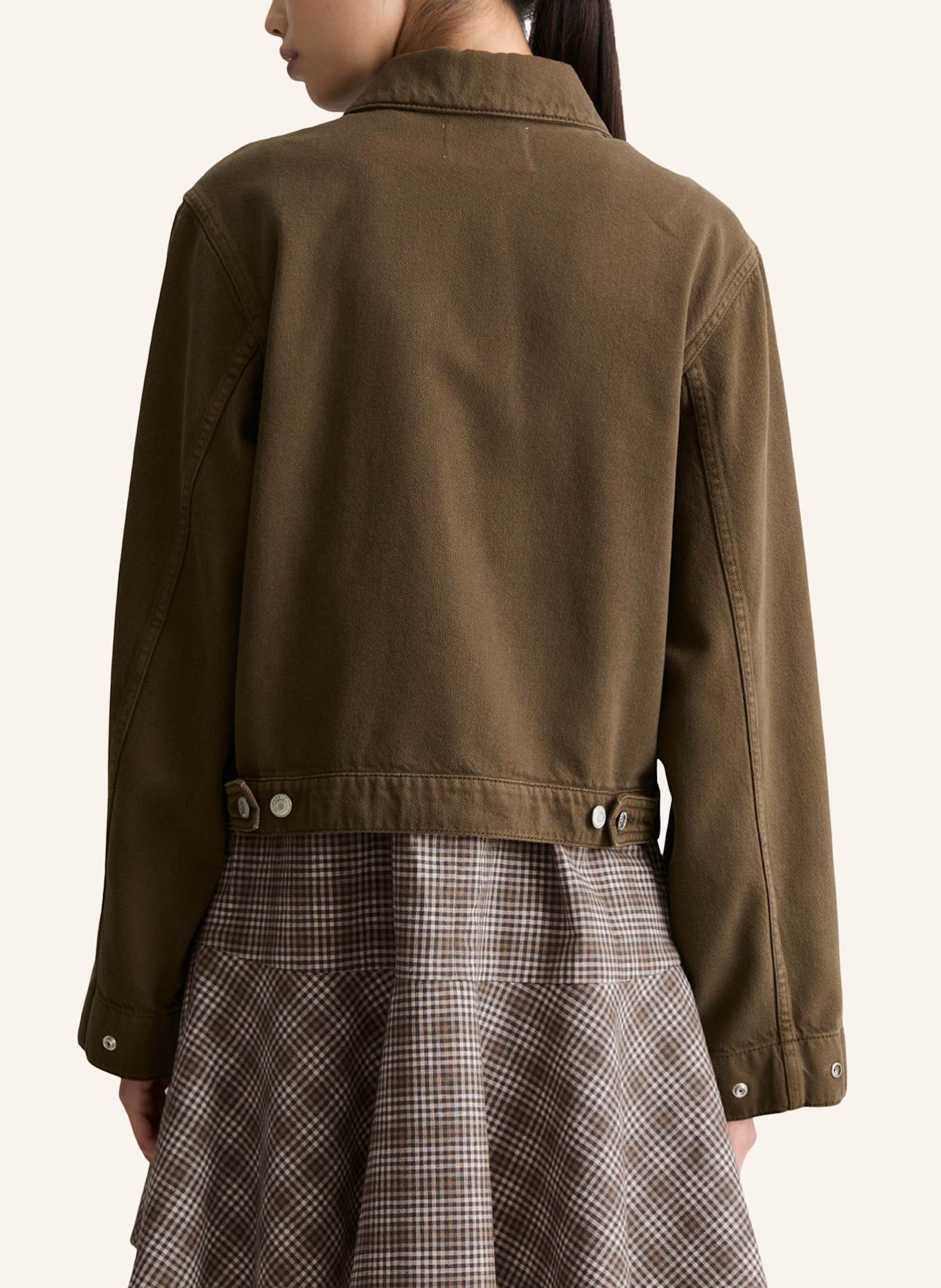 Marc O'Polo DENIM Jeansjacke: DUNKELBRAUN