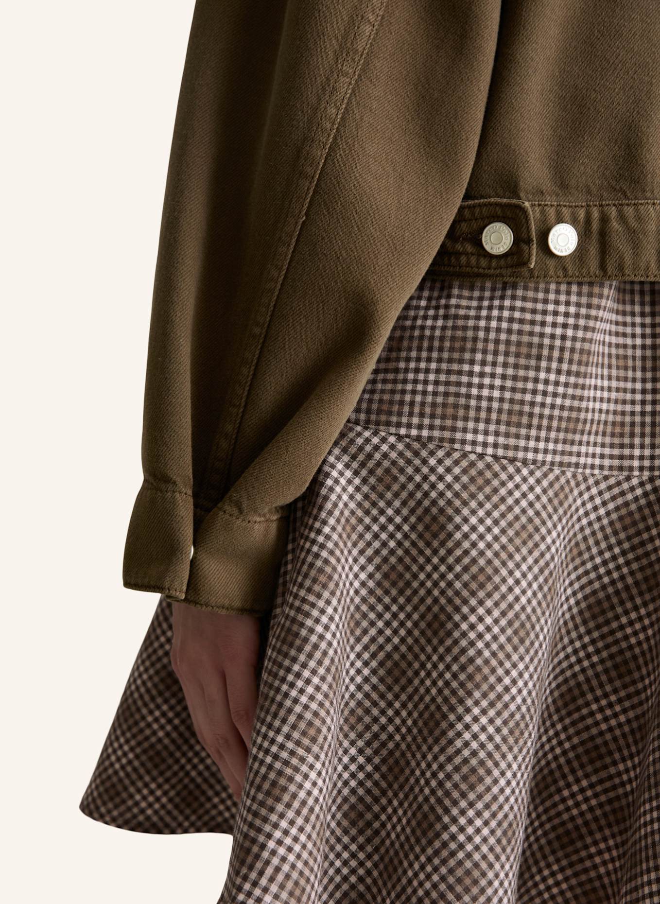 Marc O'Polo DENIM Jeansjacke: DUNKELBRAUN