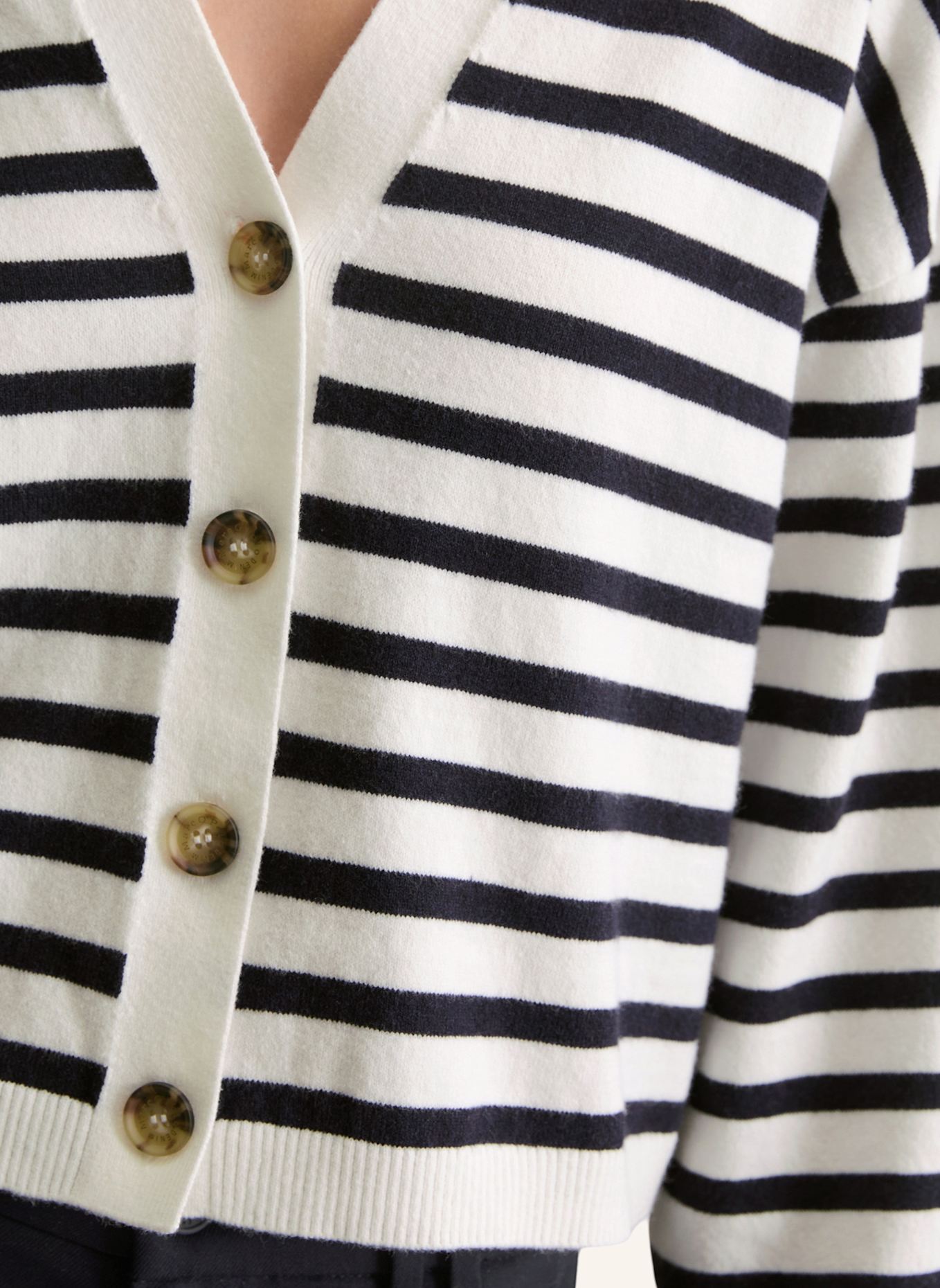 Marc O'Polo DENIM Strickpolo: DUNKELBLAU