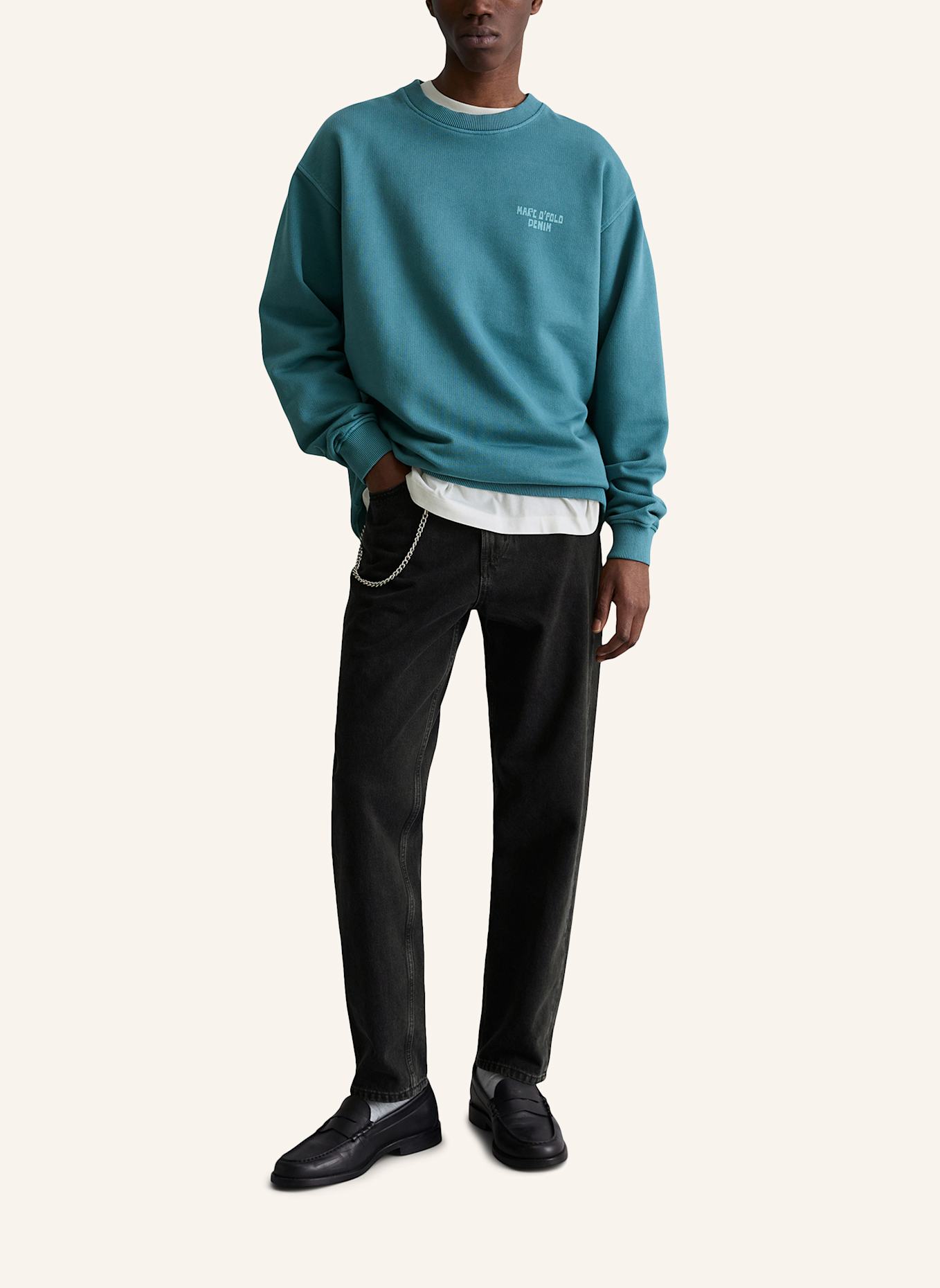 Marc O'Polo DENIM Sweatshirt: DUNKELBLAU