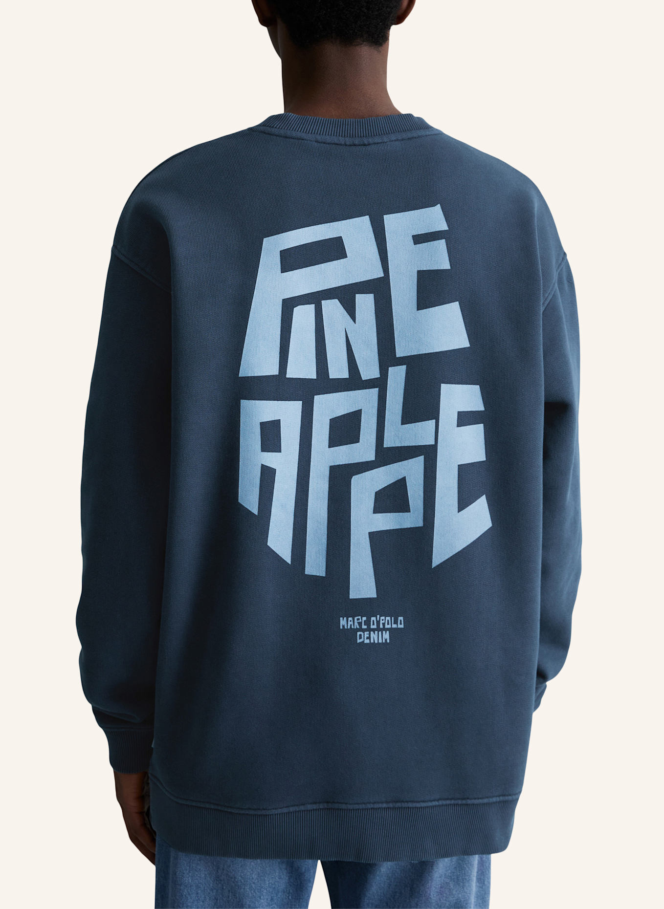 Marc O'Polo DENIM Sweatshirt: DUNKELGRÜN