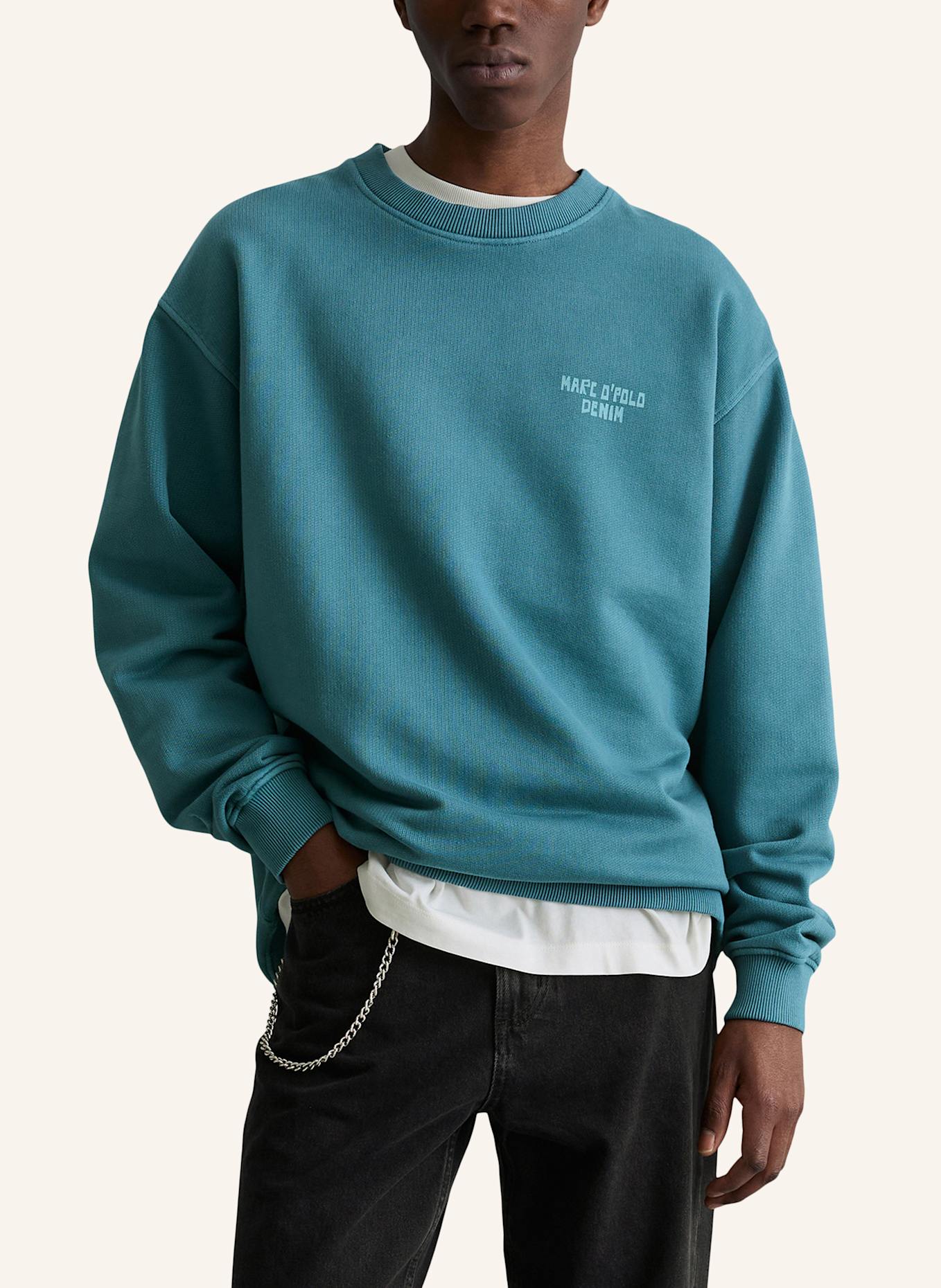 Marc O'Polo DENIM Sweatshirt: DUNKELBLAU