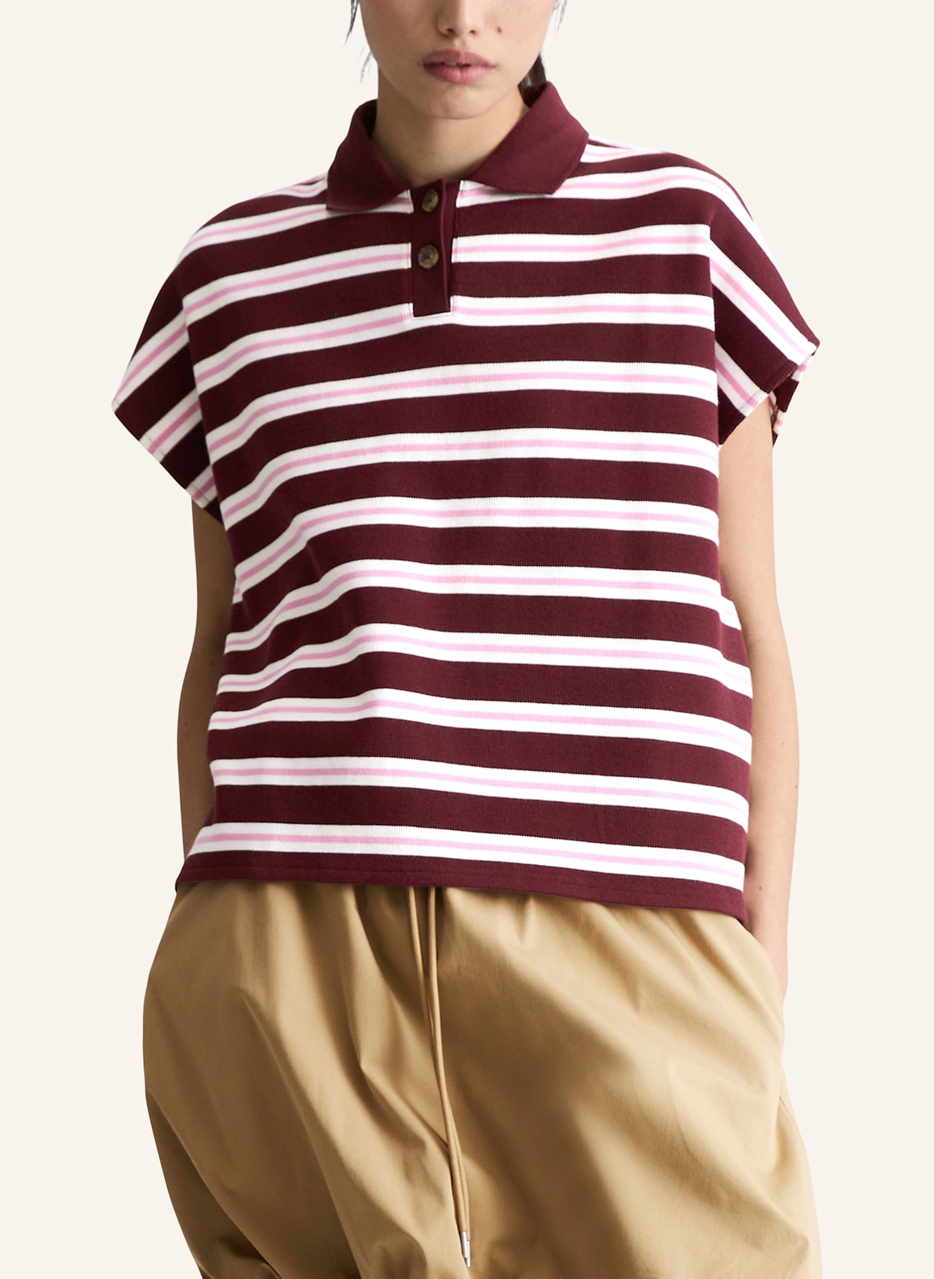 Marc O'Polo DENIM Poloshirt: DUNKELROT