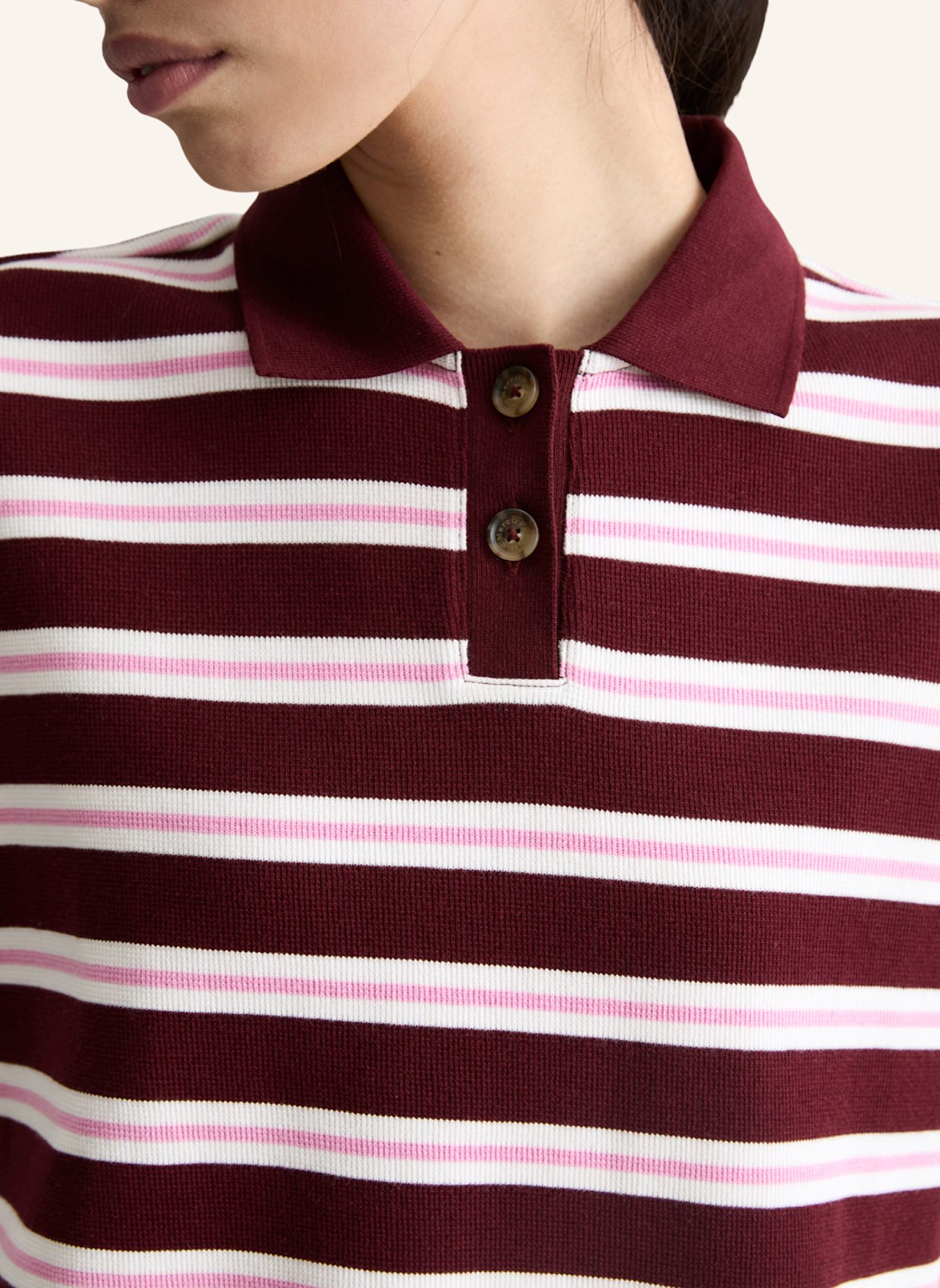 Marc O'Polo DENIM Poloshirt: DUNKELROT