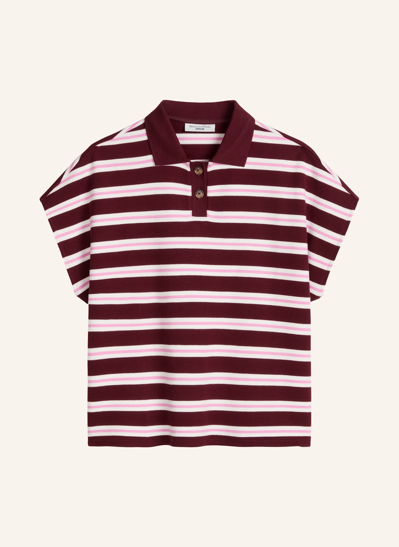 Marc O'Polo DENIM Poloshirt: DUNKELROT