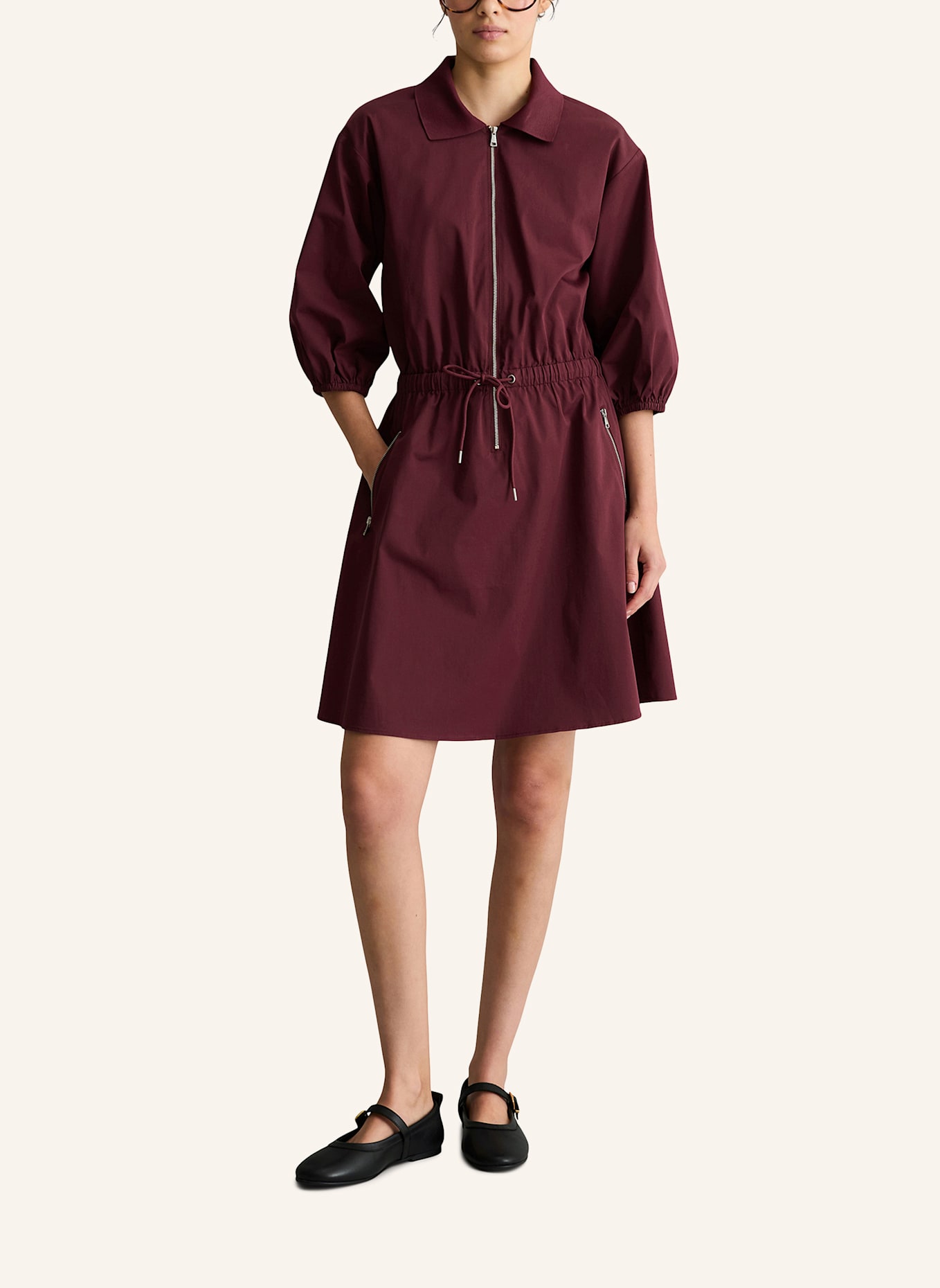 Marc O'Polo DENIM Kleid: DUNKELROT