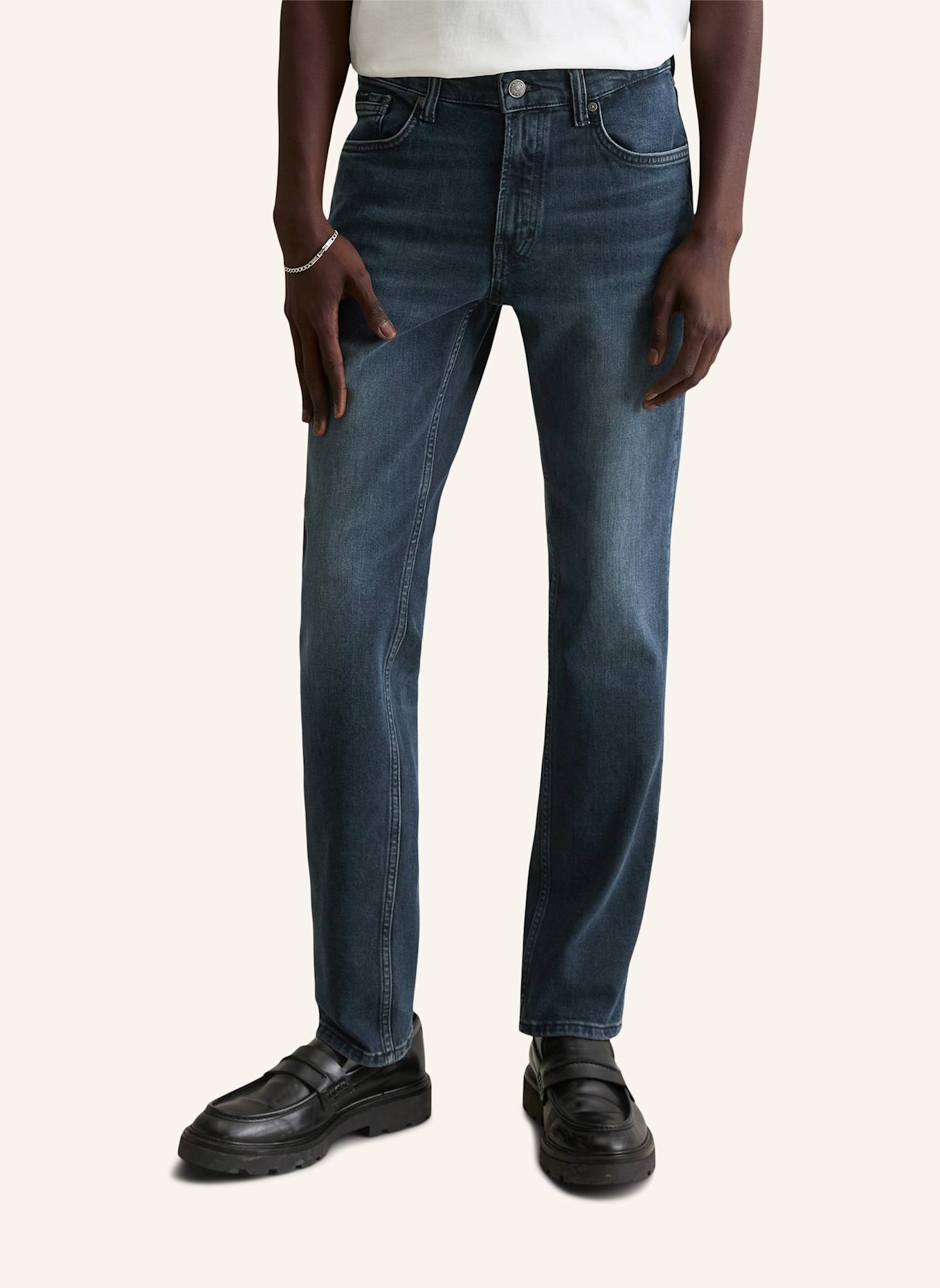 Marc O'Polo DENIM Jeans Model Vidar slim: DUNKELBLAU