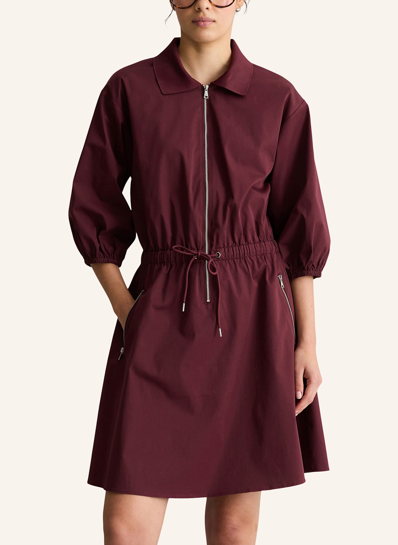 Marc O'Polo DENIM Kleid: DUNKELROT