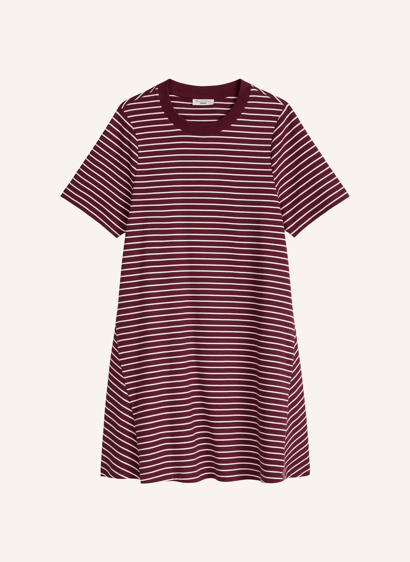 Marc O'Polo DENIM Jerseykleid: DUNKELROT