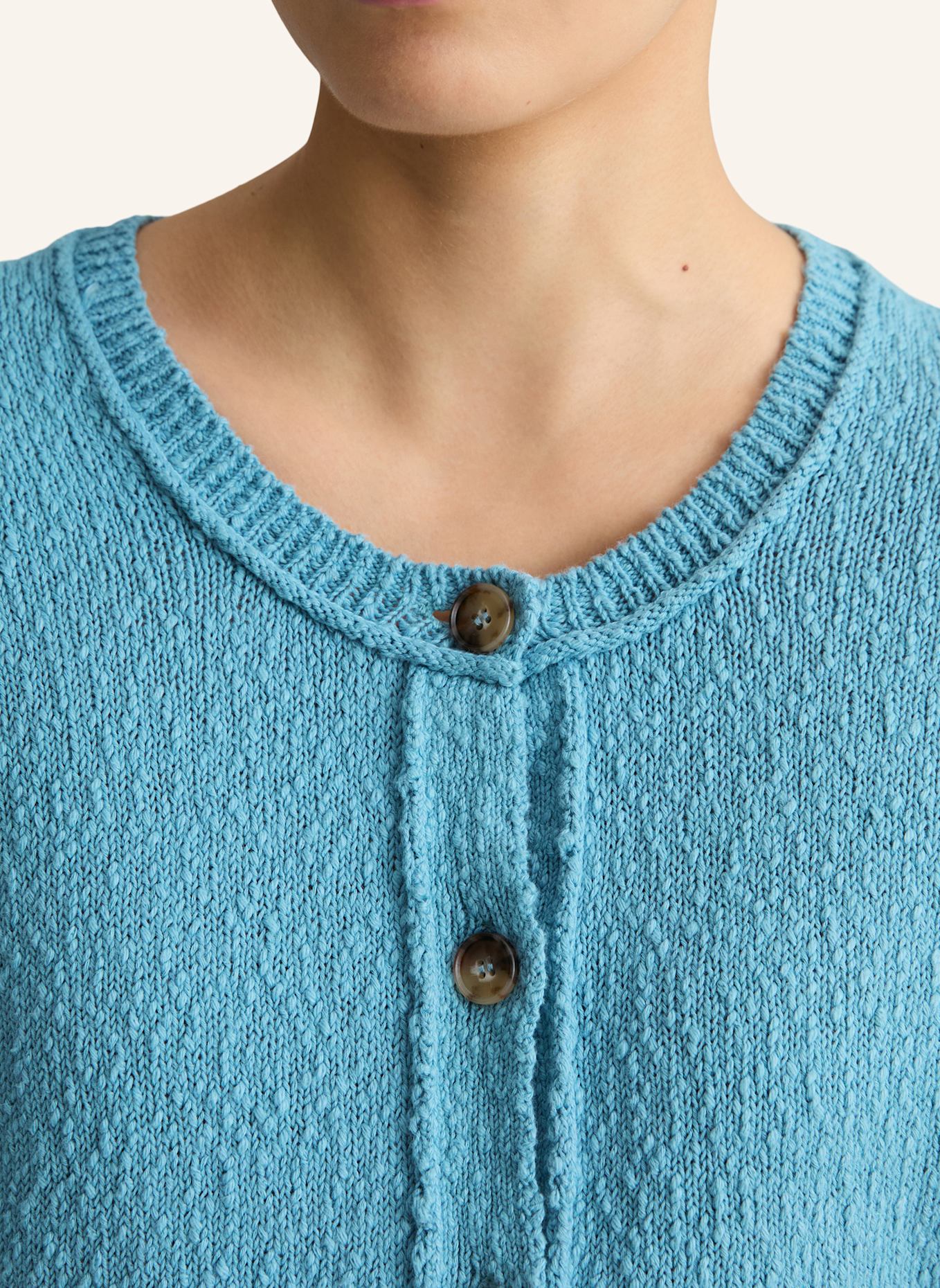 Marc O'Polo DENIM Strickjacke: HELLBLAU