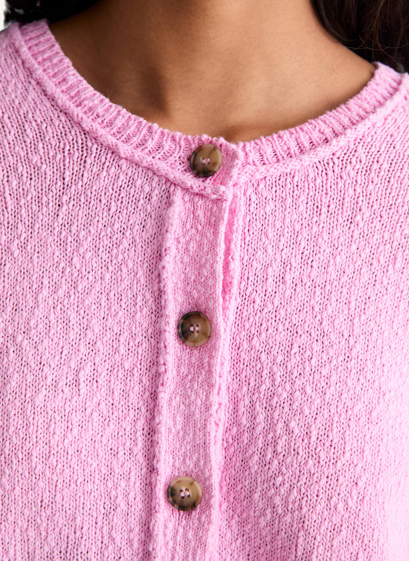 Marc O'Polo DENIM Strickjacke: ROSA