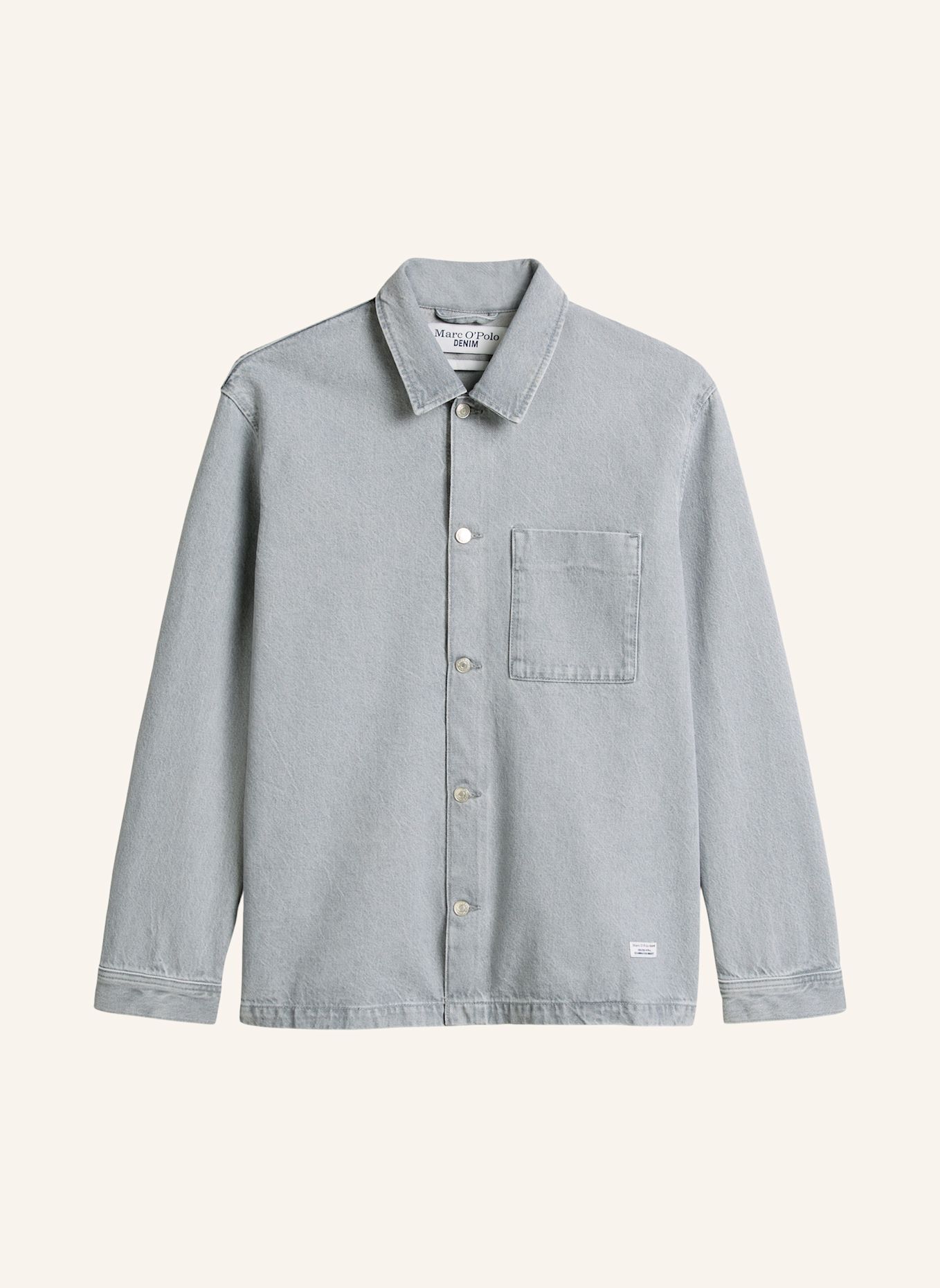 Marc O'Polo DENIM Overshirt: HELLGRAU