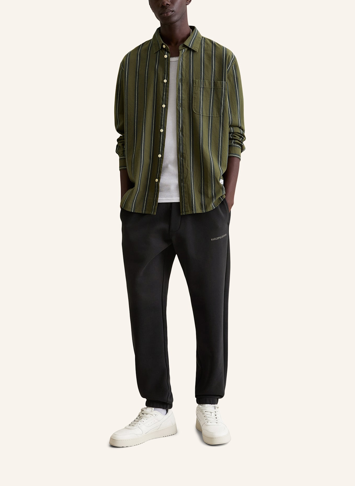 Marc O'Polo DENIM Hemd: DUNKELGRÜN