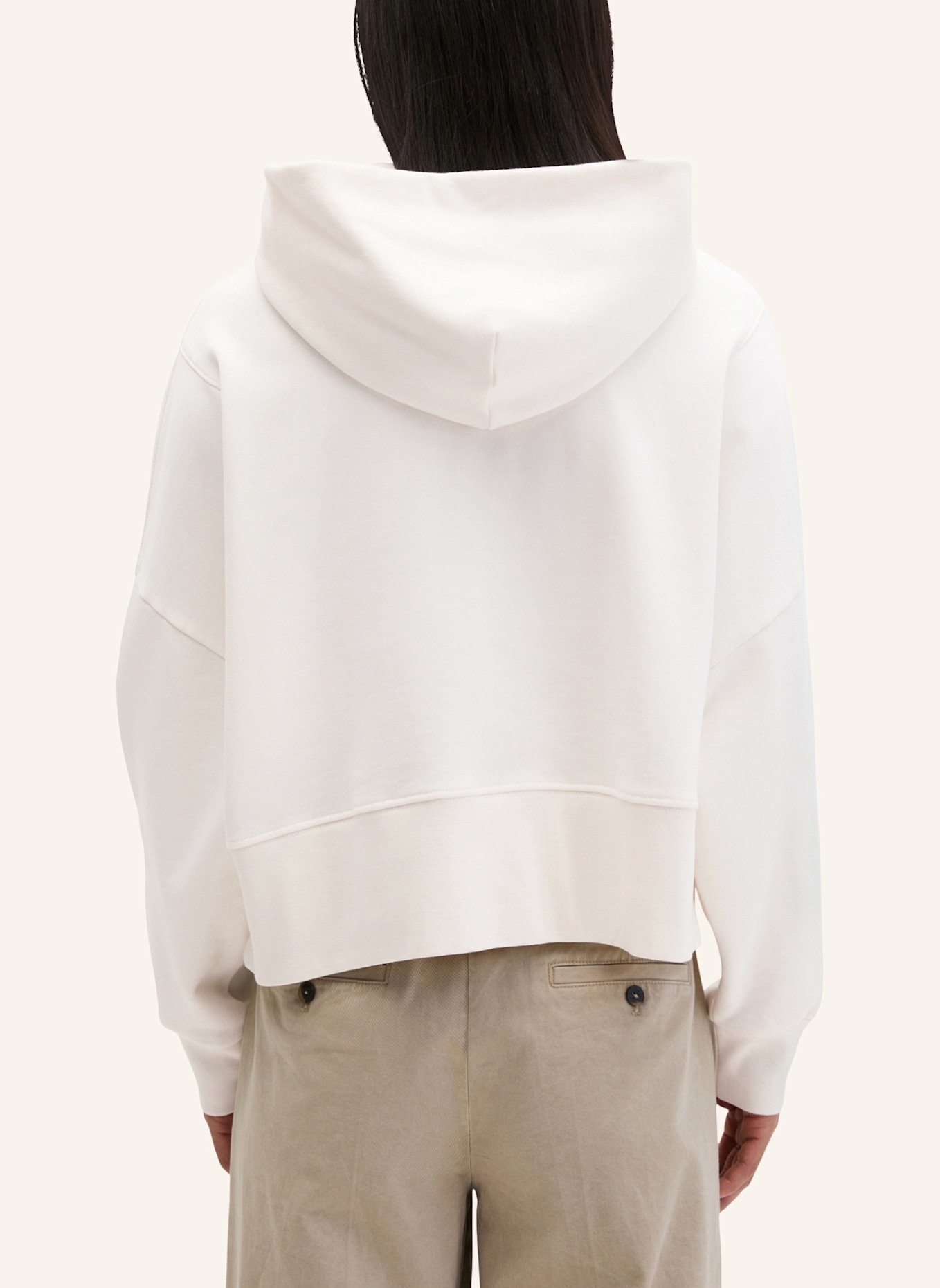 Marc O'Polo Kapuzen-Sweatshirt: ECRU