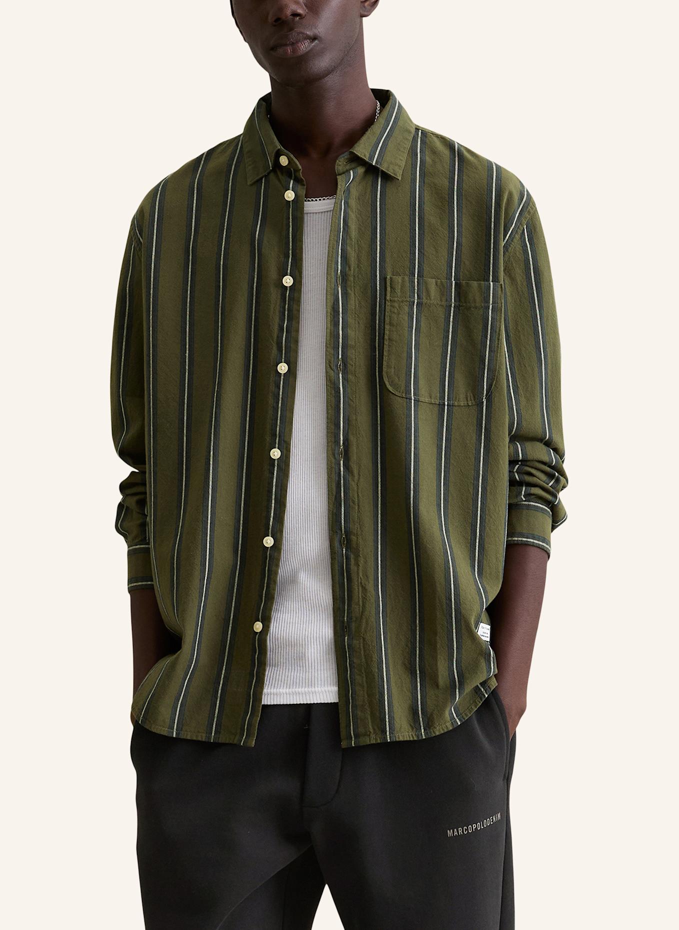 Marc O'Polo DENIM Hemd: DUNKELGRÜN