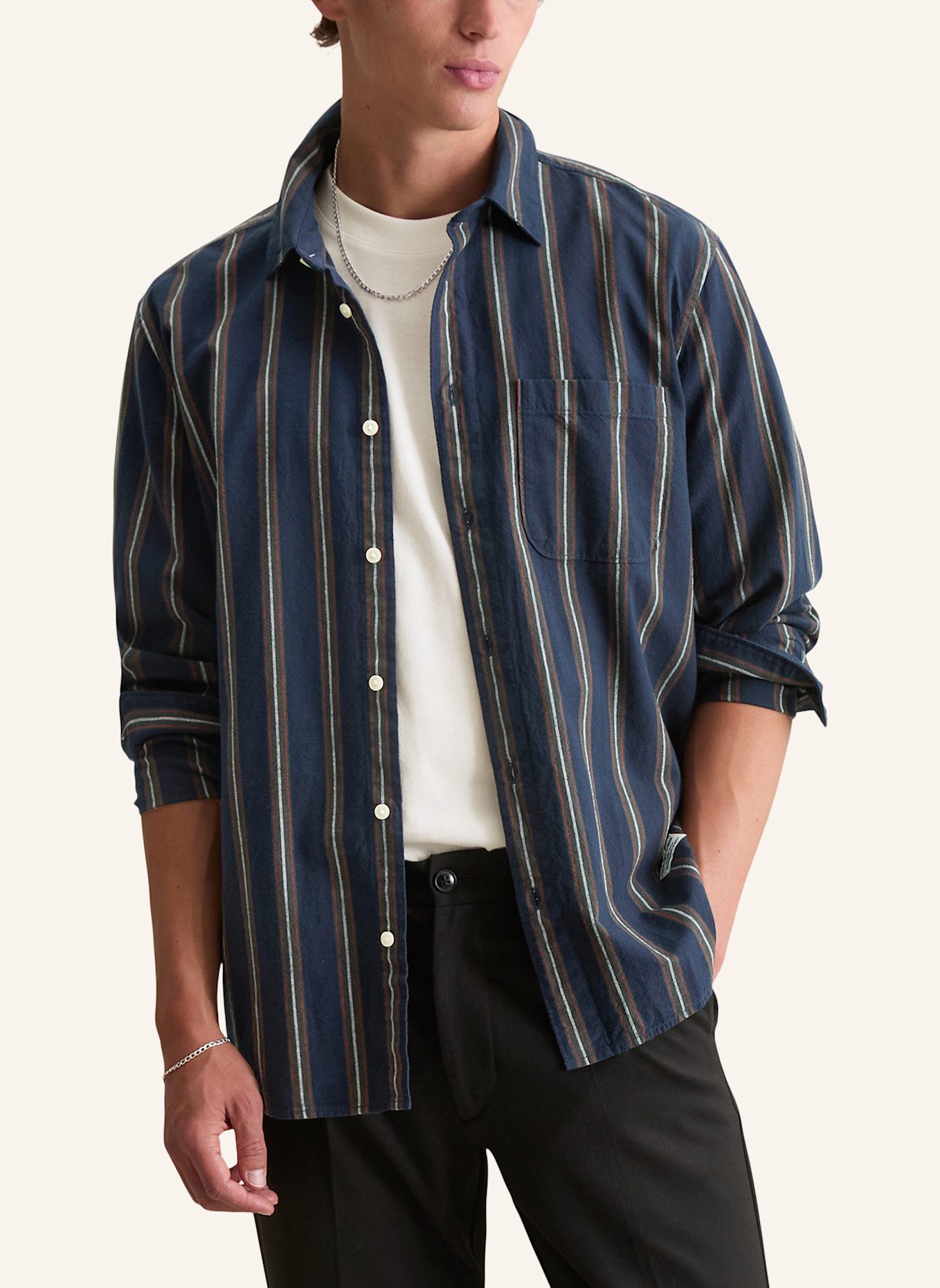 Marc O'Polo DENIM Hemd: DUNKELBLAU