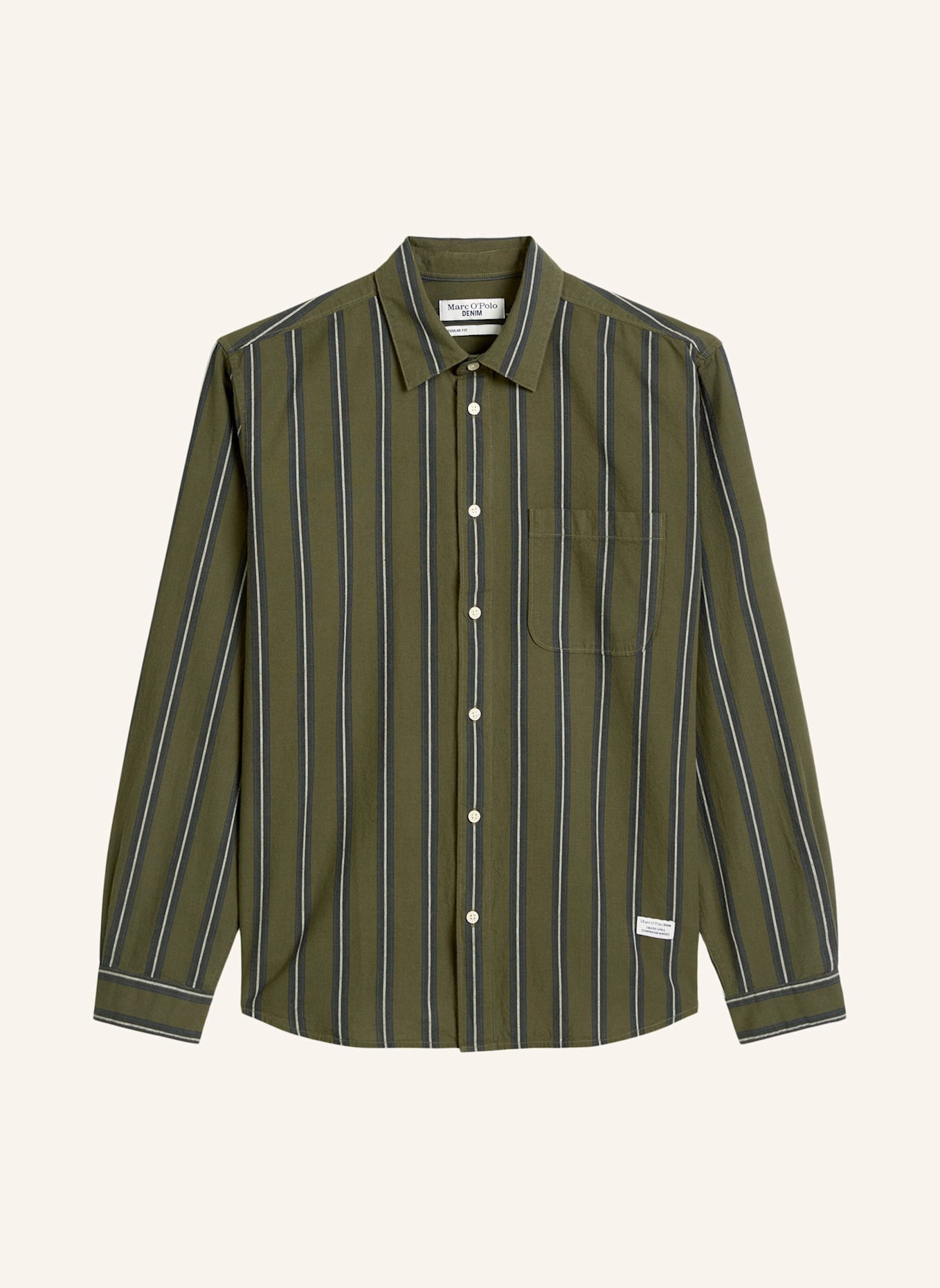 Marc O'Polo DENIM Hemd: DUNKELGRÜN