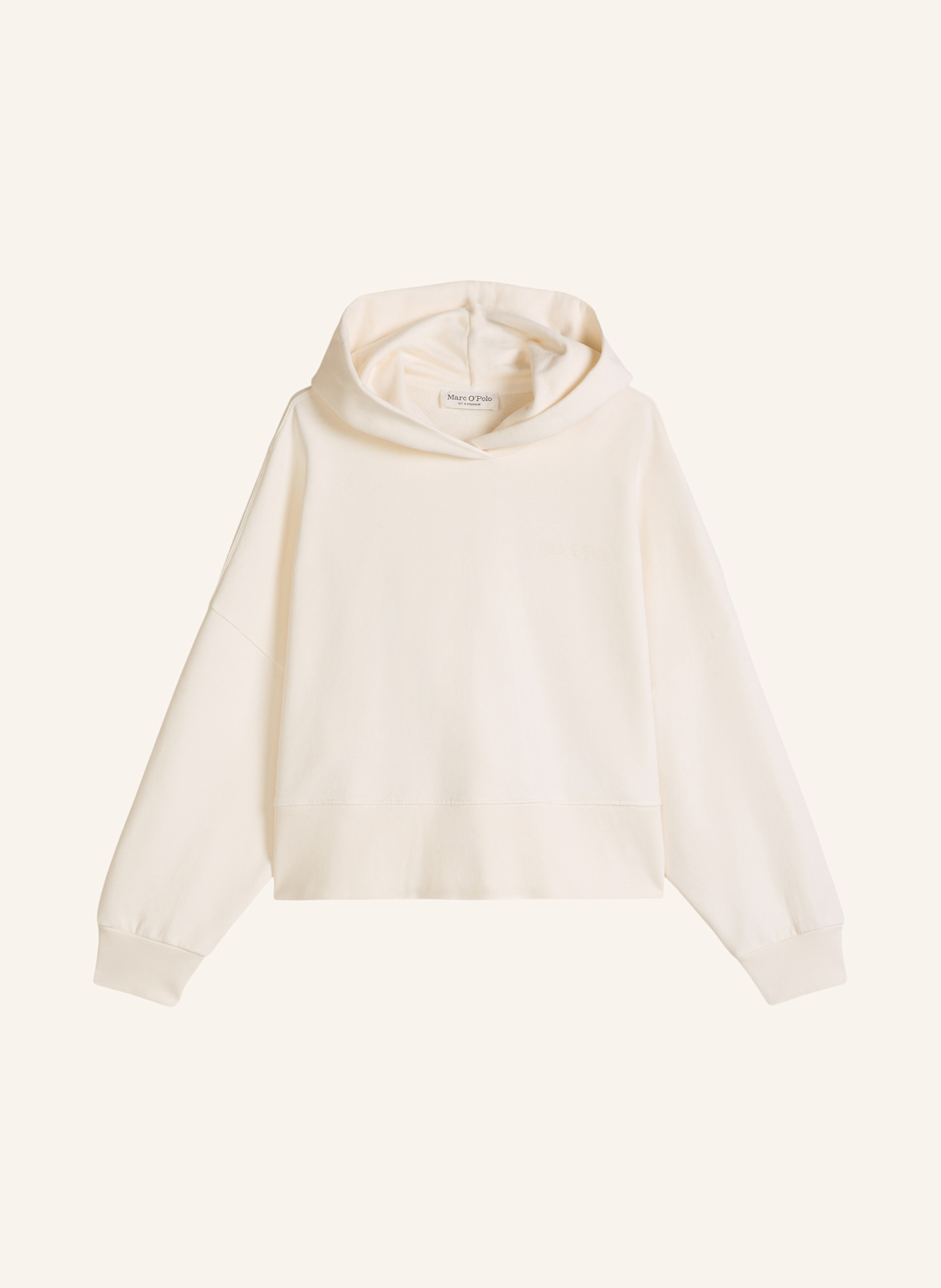 Marc O'Polo Kapuzen-Sweatshirt: ECRU